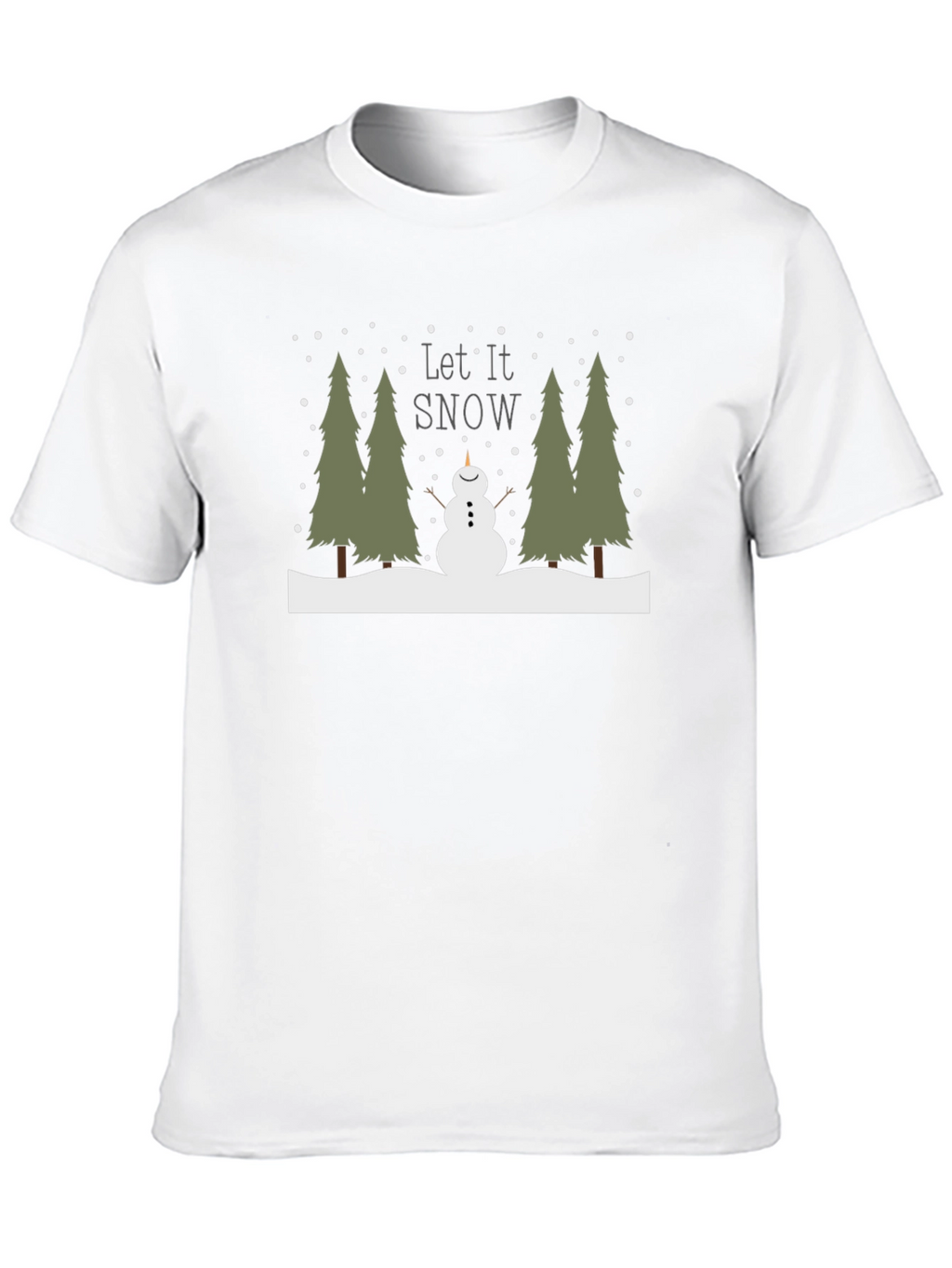 Let it Snow T-Shirt - Festive Winter Design