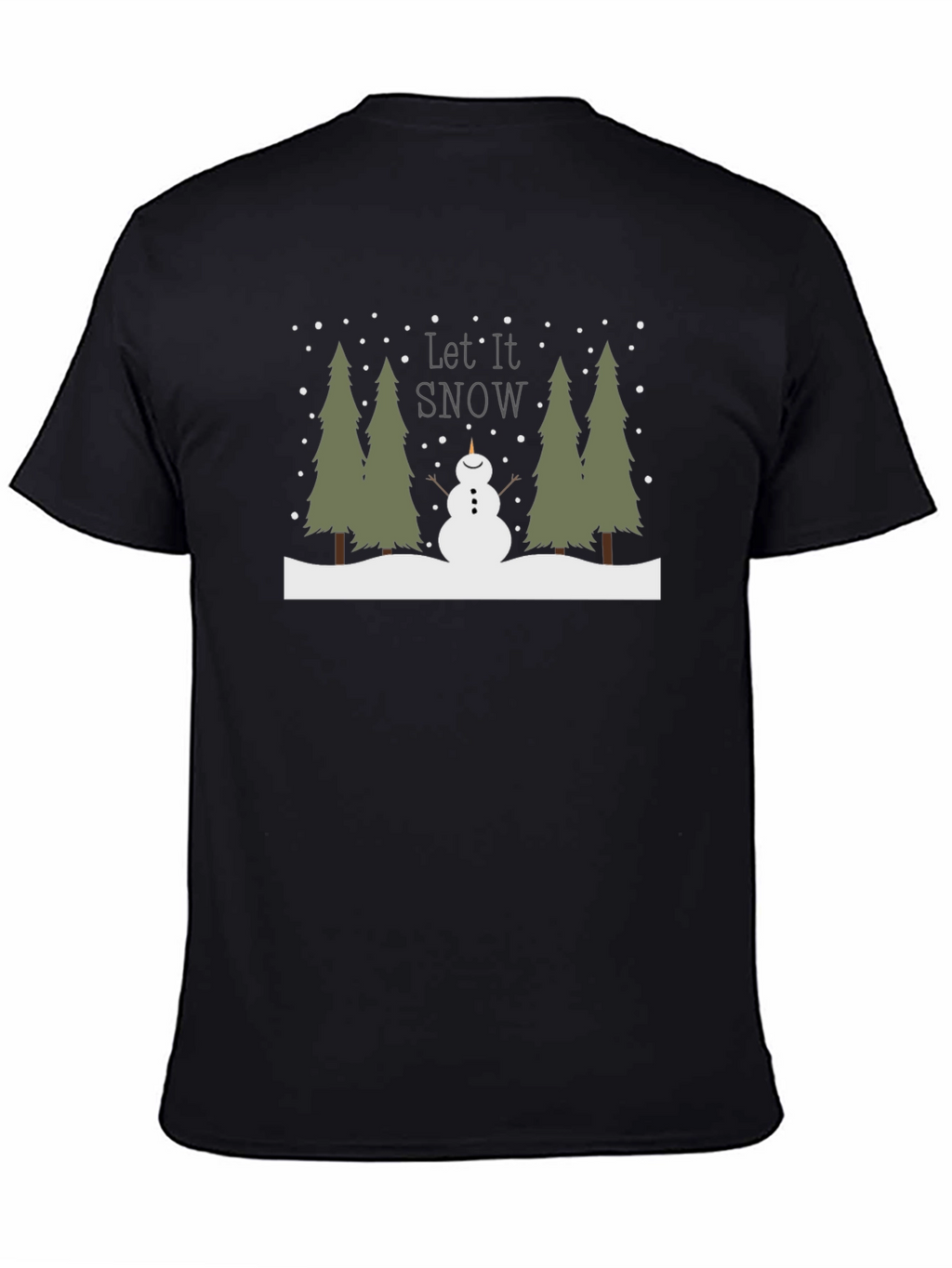 Let it Snow T-Shirt - Festive Winter Design