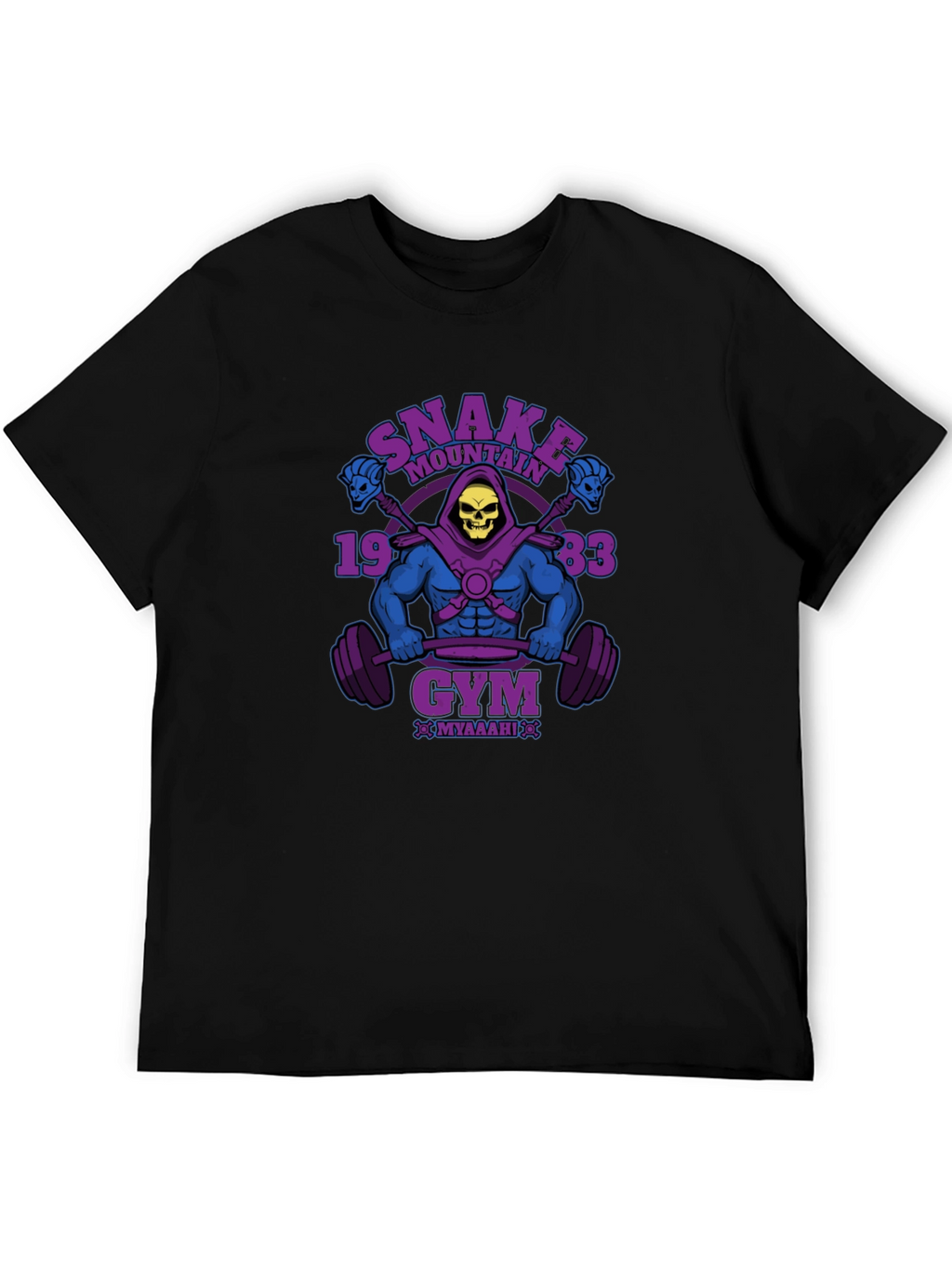 Snake Mountain Gym T-Shirt - Skeletor Graphic Tee