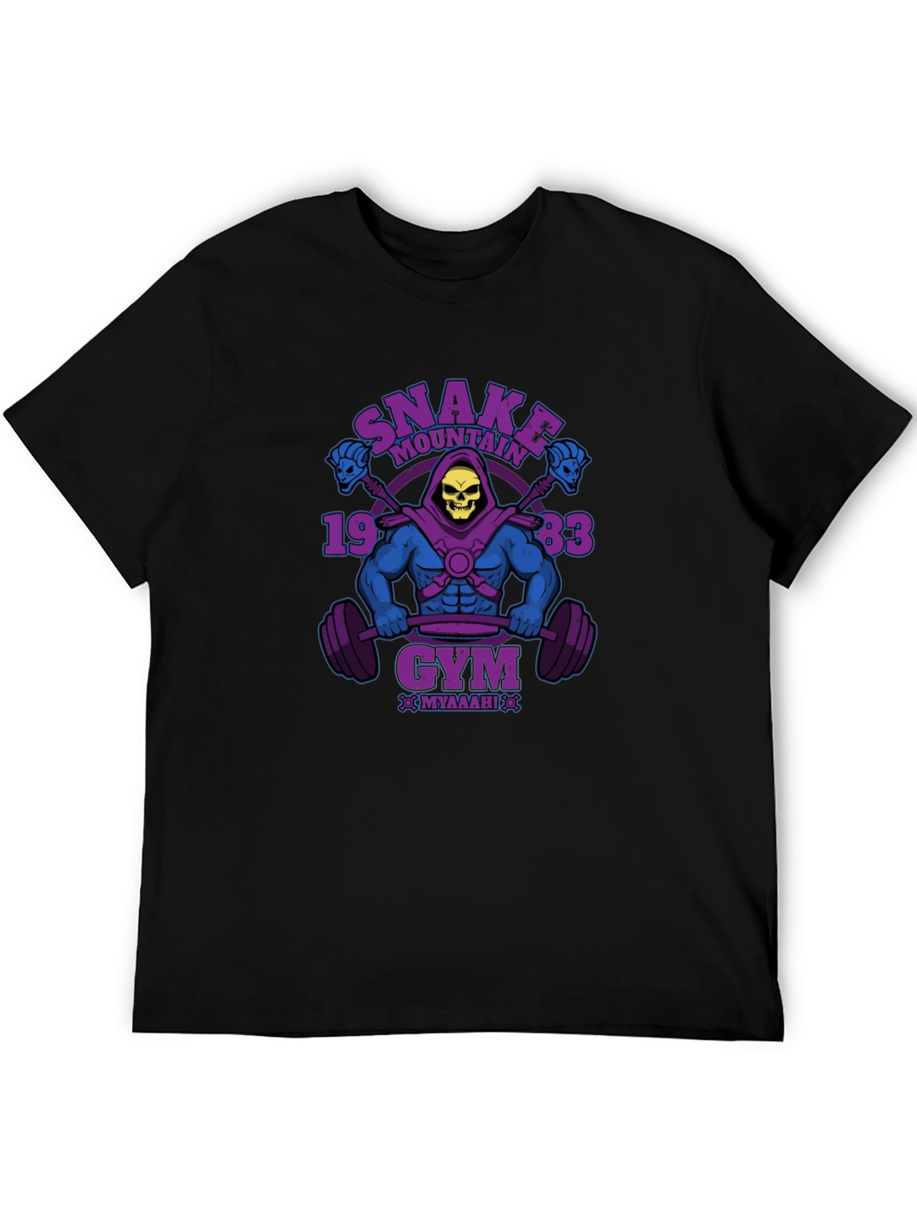 Snake Mountain Gym T-Shirt - Skeletor Graphic Tee
