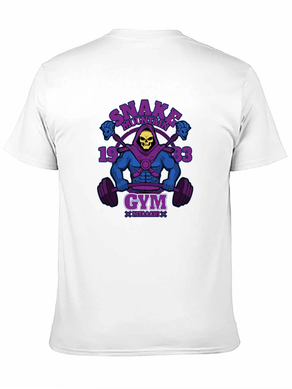 Snake Mountain Gym T-Shirt - Skeletor Graphic Tee