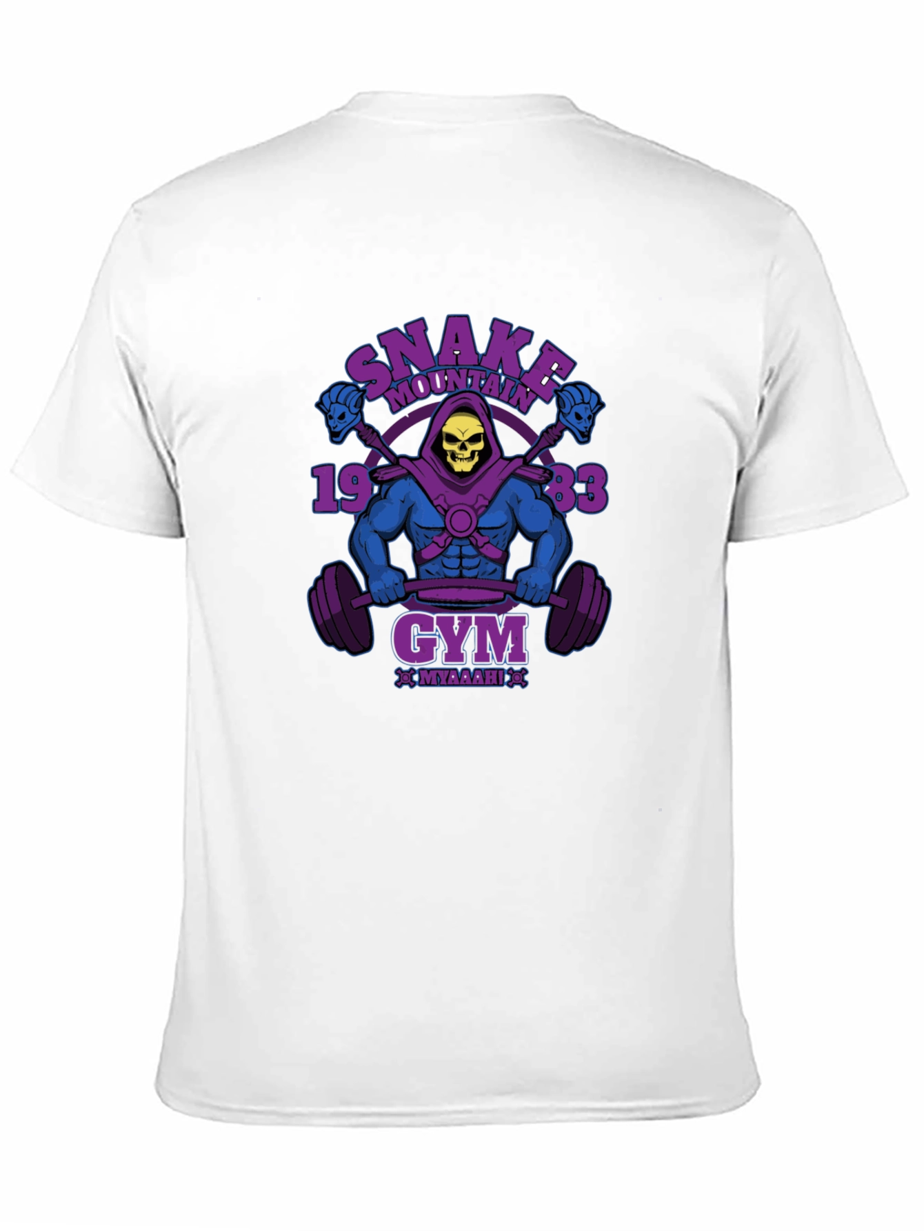 Snake Mountain Gym T-Shirt - Skeletor Graphic Tee