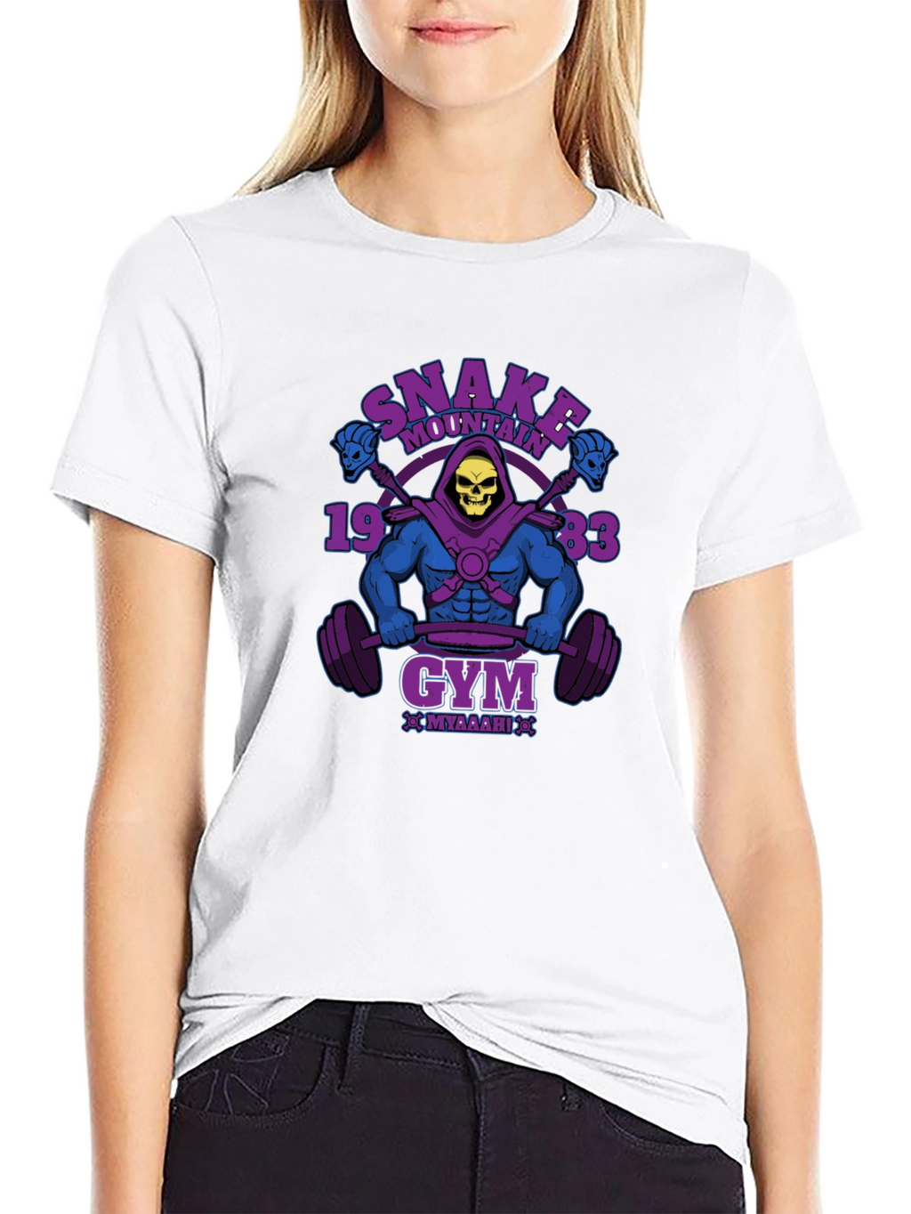 Snake Mountain Gym T-Shirt - Skeletor Graphic Tee