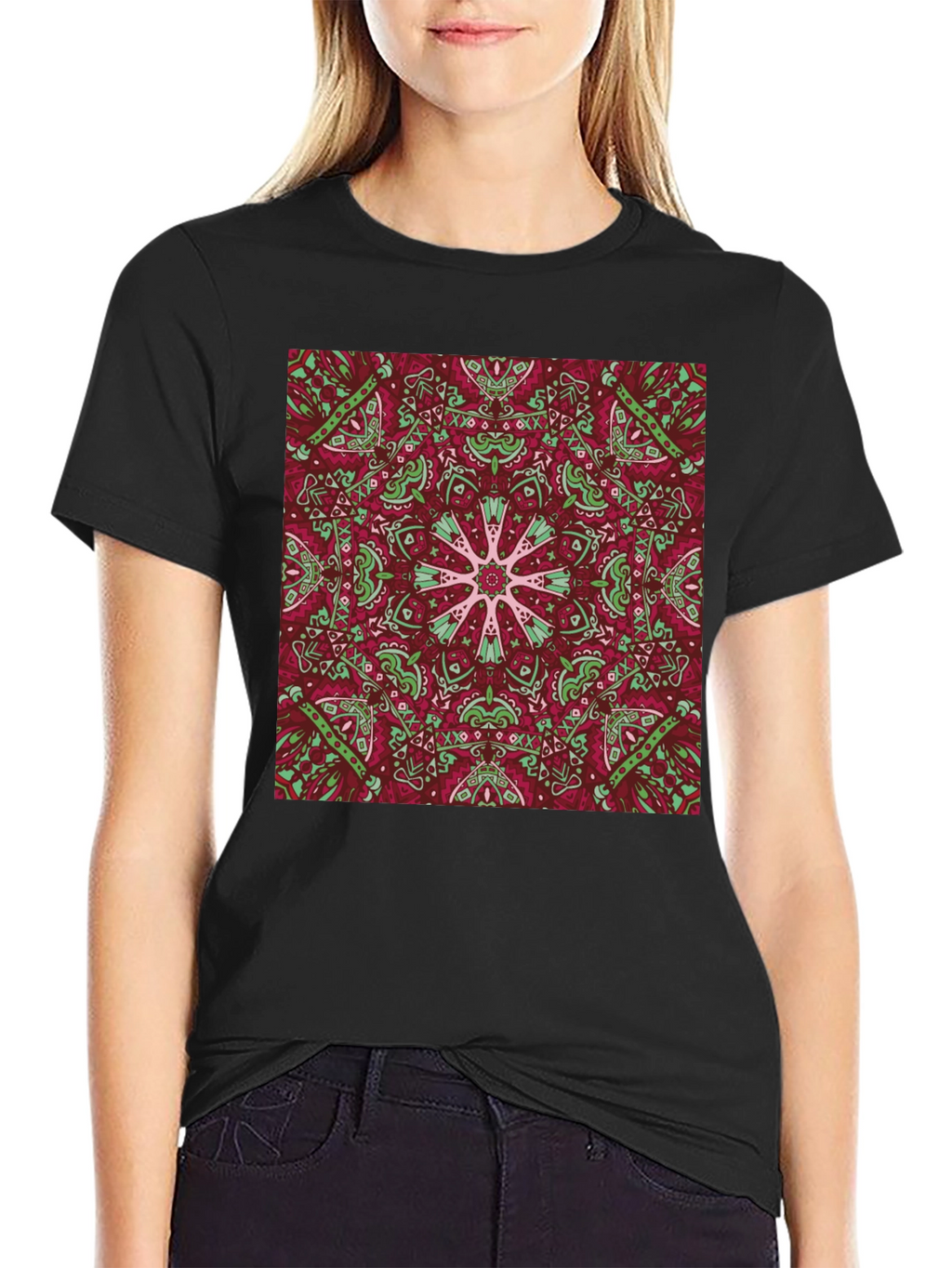 Kaleidoscope Mandala T-Shirt - Unique Graphic Tee