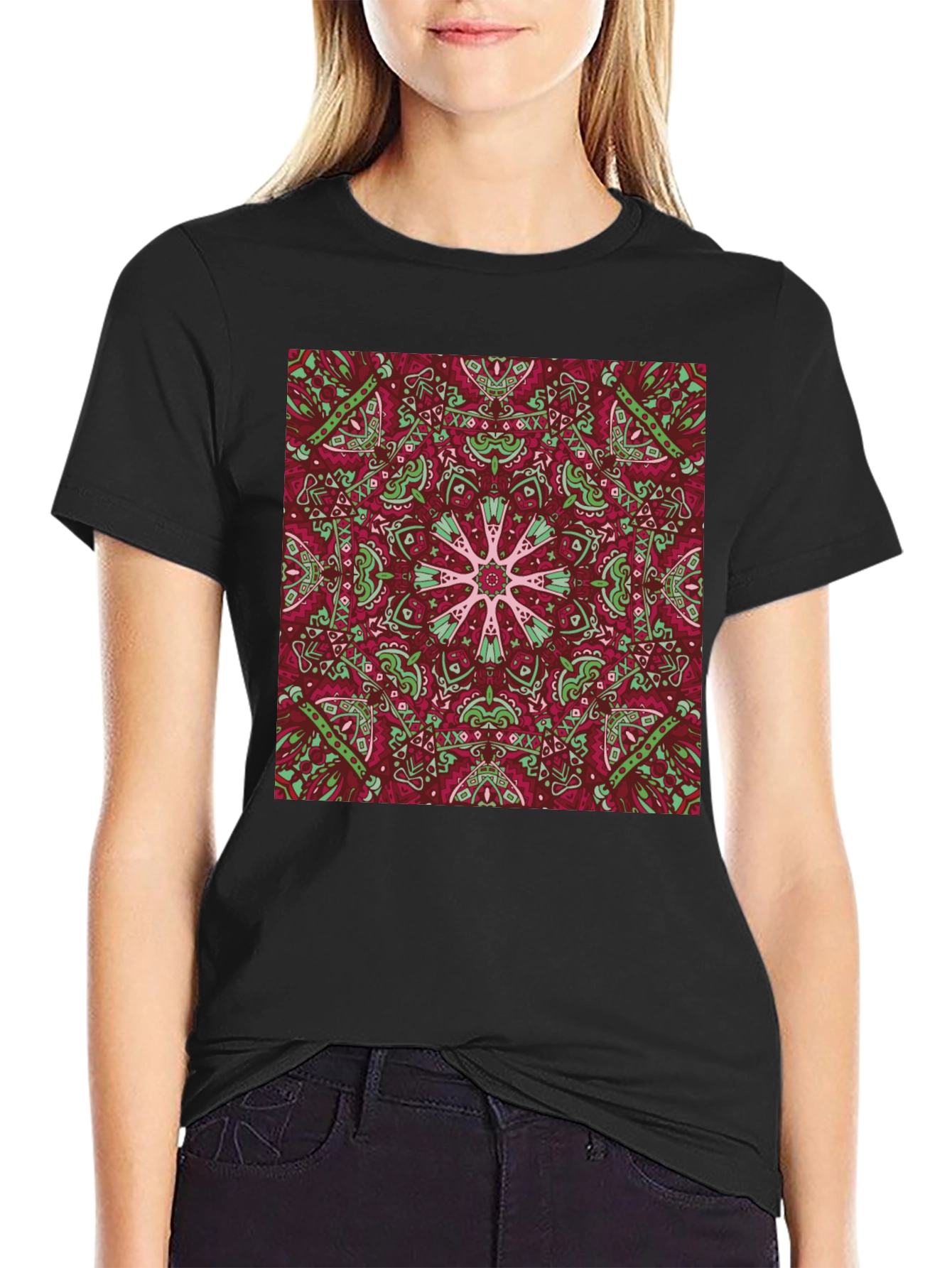 Kaleidoscope Mandala T-Shirt - Unique Graphic Tee