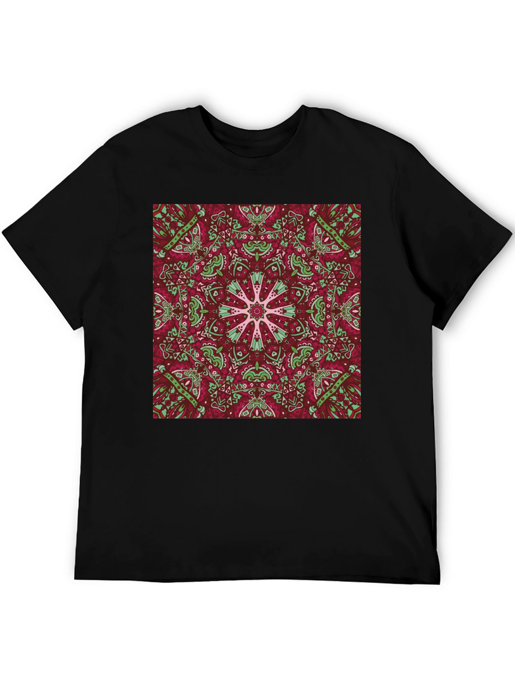 Kaleidoscope Mandala T-Shirt - Unique Graphic Tee