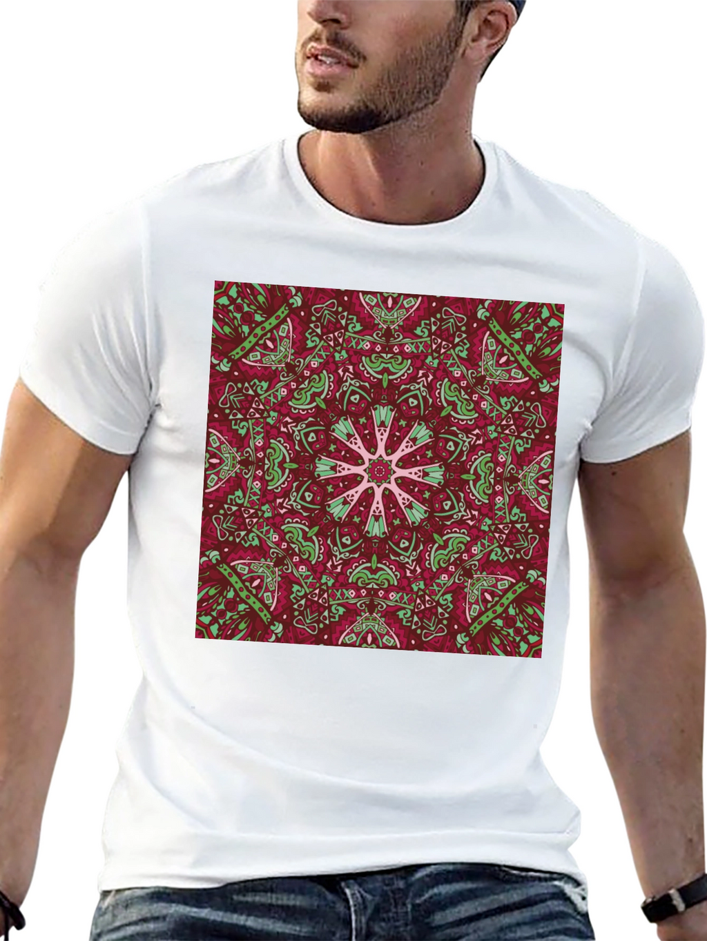 Kaleidoscope Mandala T-Shirt - Unique Graphic Tee