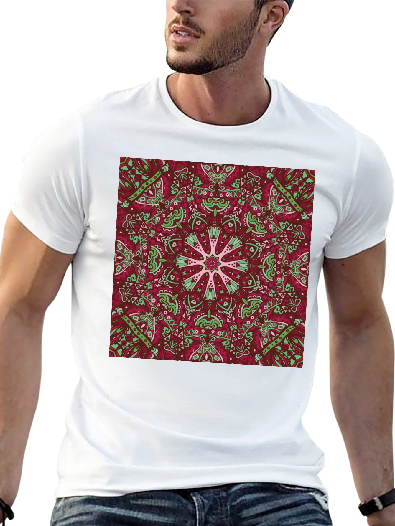Kaleidoscope Mandala T-Shirt - Unique Graphic Tee