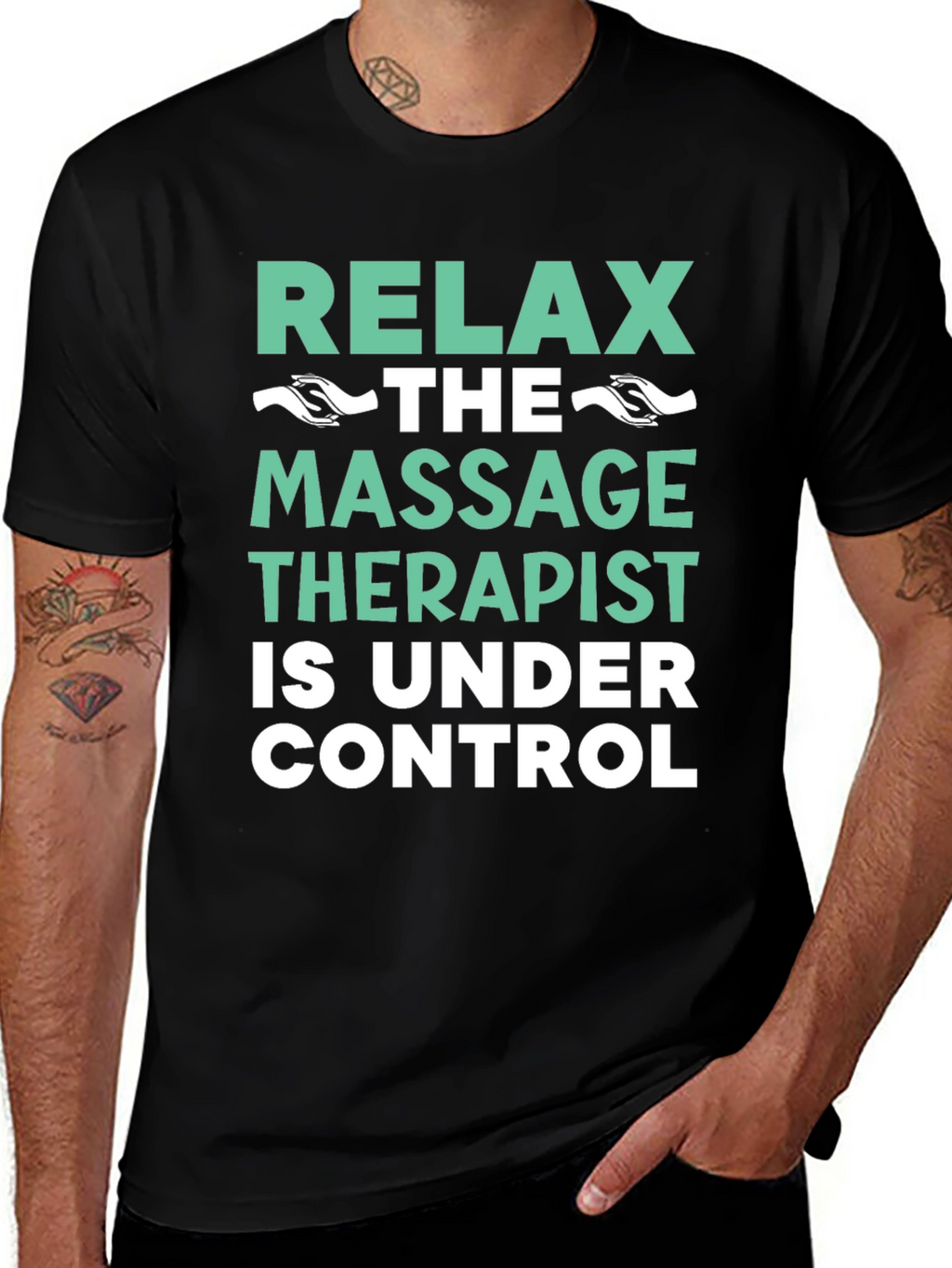 Relax Massage Therapist T-Shirt - Funny Therapy Tee