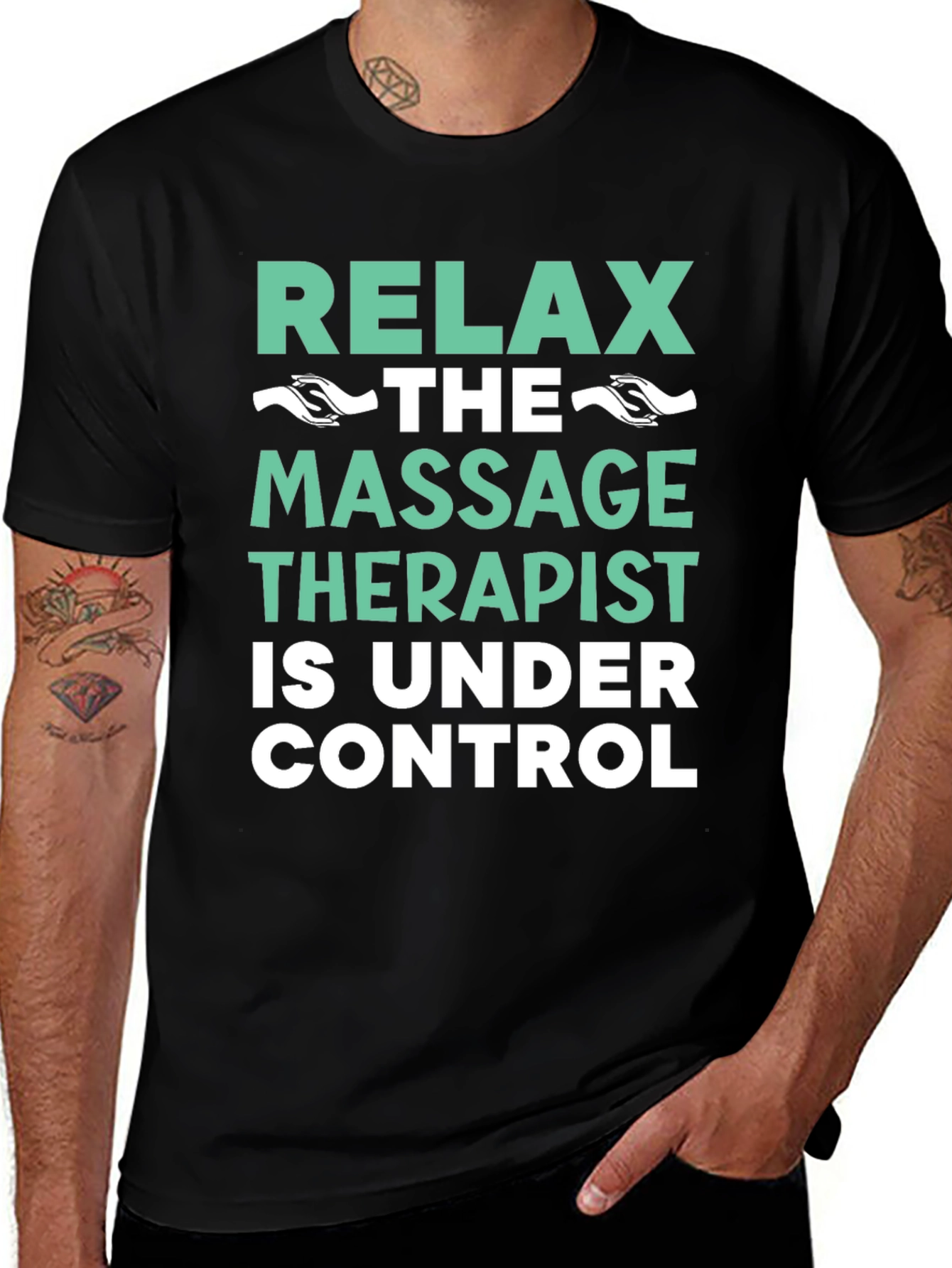 Relax Massage Therapist T-Shirt - Funny Therapy Tee