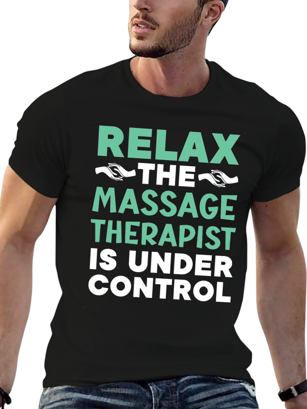 Relax Massage Therapist T-Shirt - Funny Therapy Tee