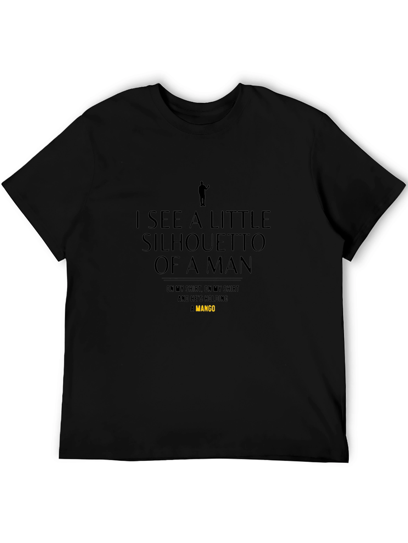 Silhouette Man & Mango T-Shirt - Graphic Tee