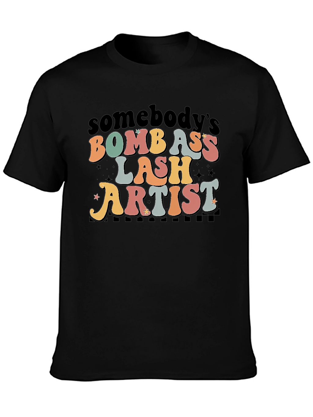Bombass Lash Artist Black T-Shirt