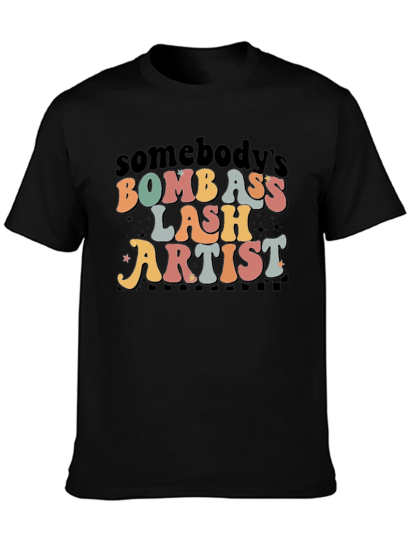Bombass Lash Artist Black T-Shirt