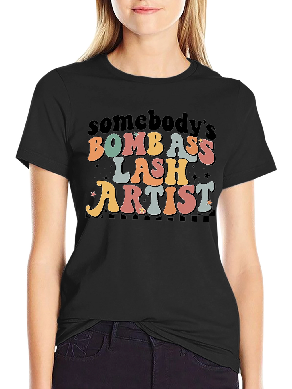 Bombass Lash Artist Black T-Shirt