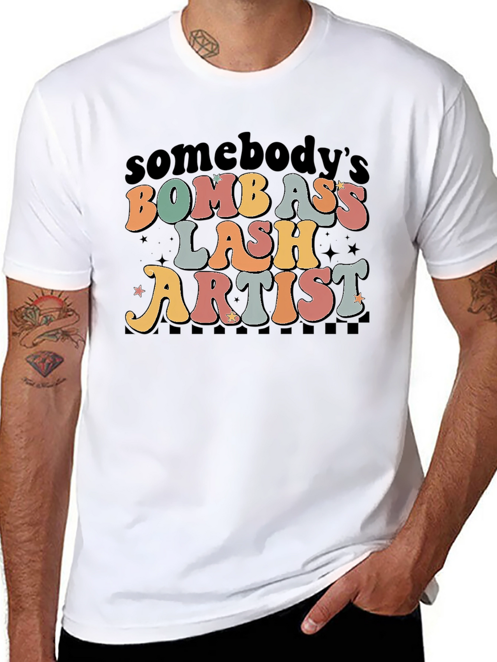 Bombass Lash Artist Black T-Shirt