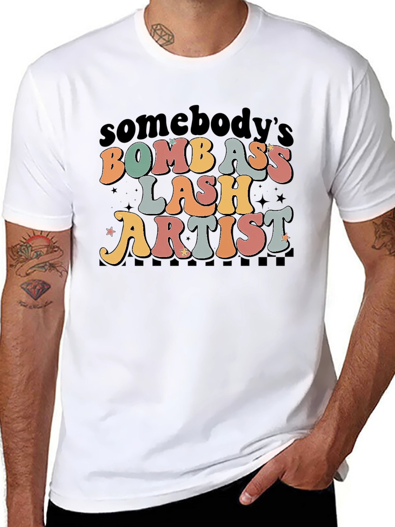 Bombass Lash Artist Black T-Shirt