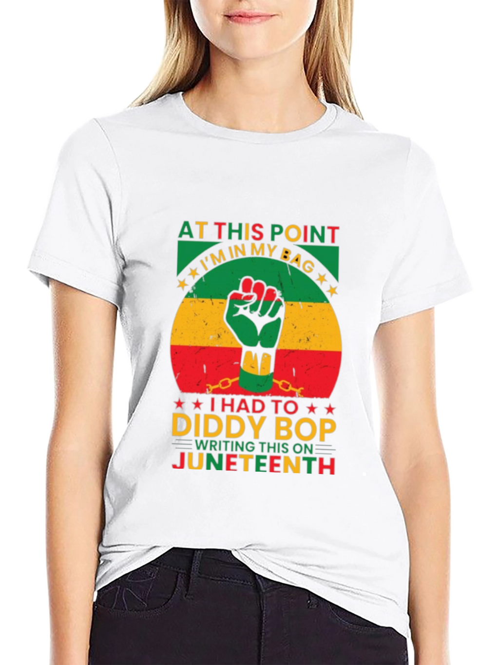 Juneteenth Fist Graphic T-Shirt