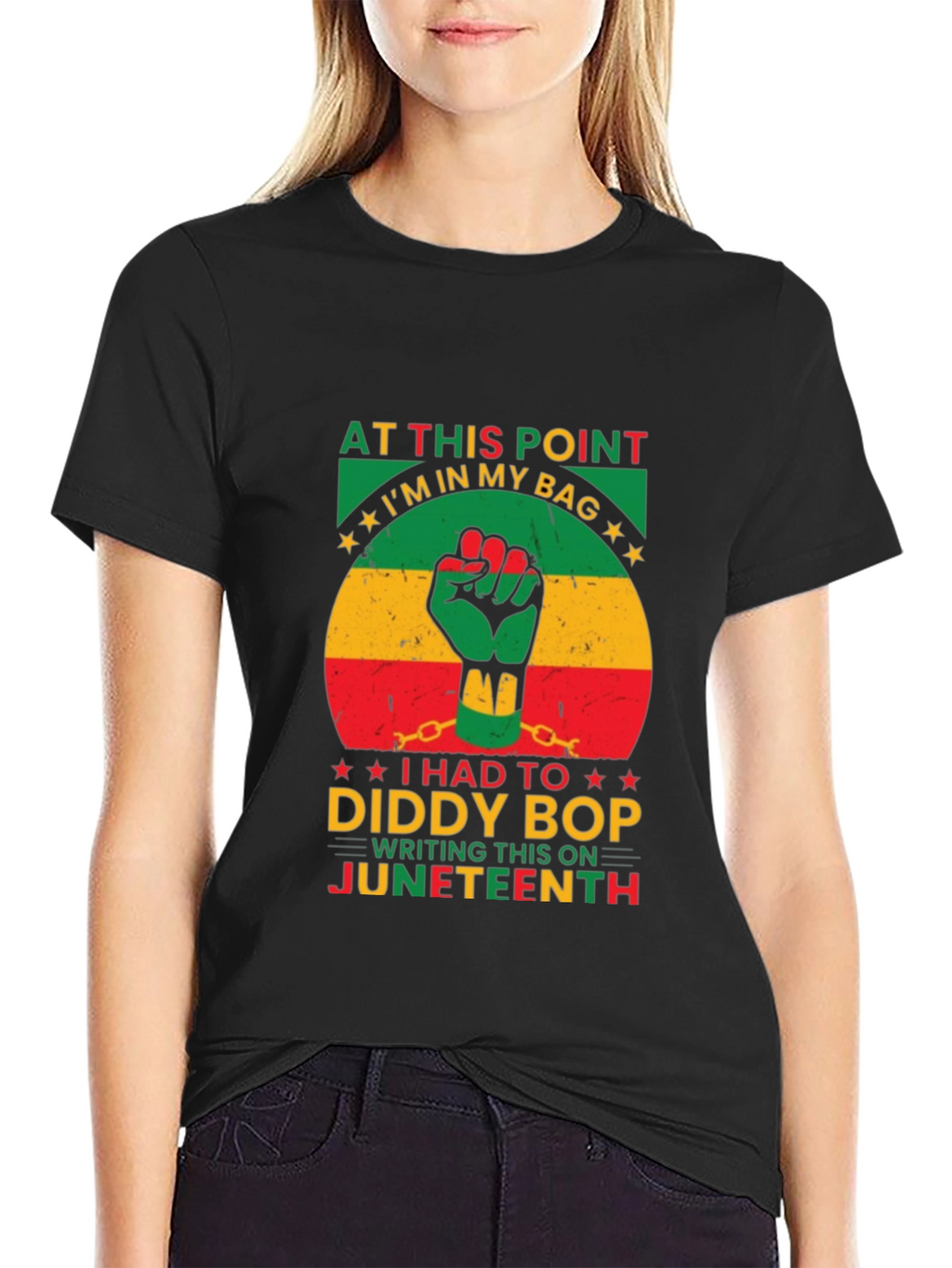 Juneteenth Fist Graphic T-Shirt