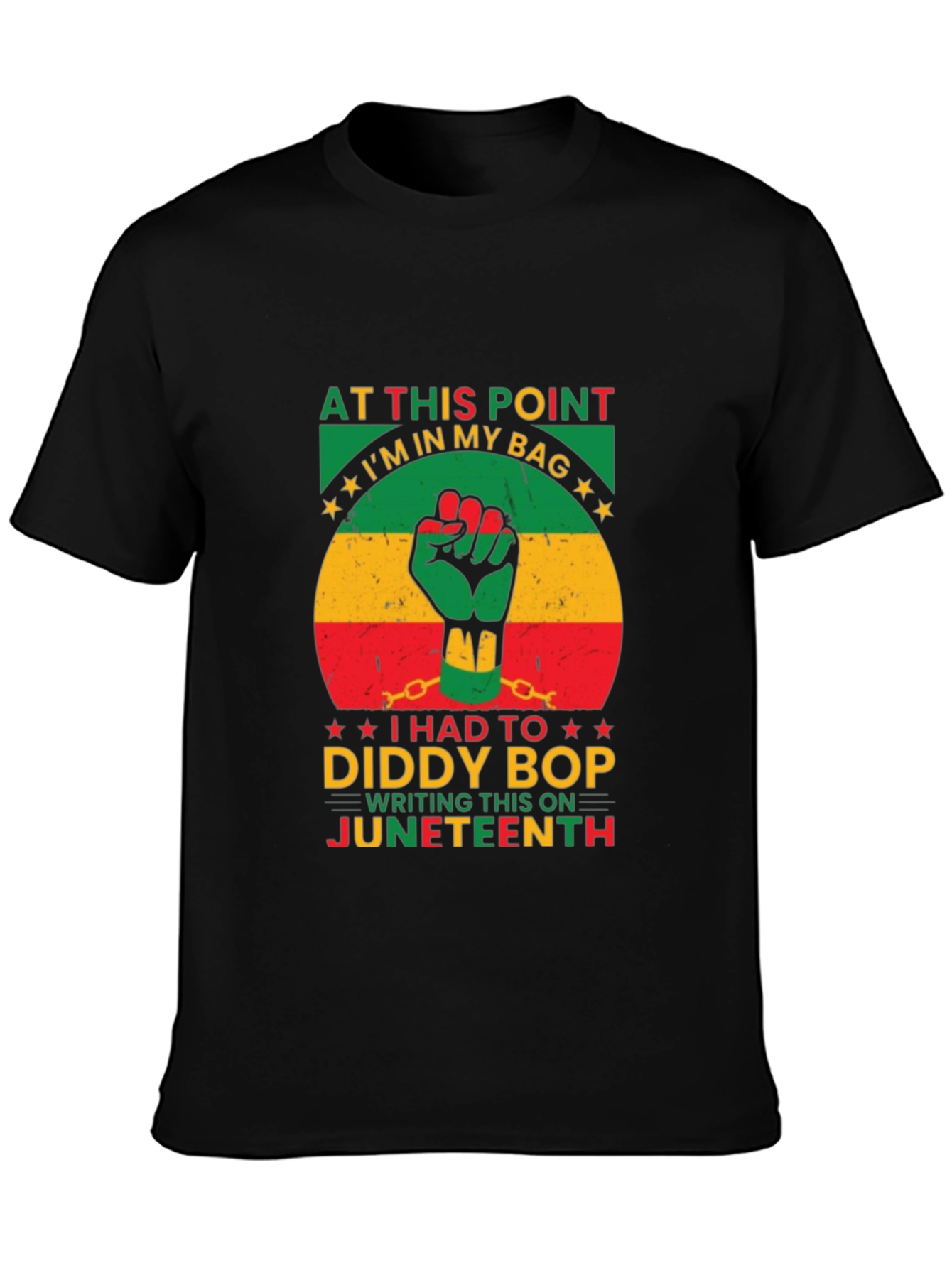 Juneteenth Fist Graphic T-Shirt