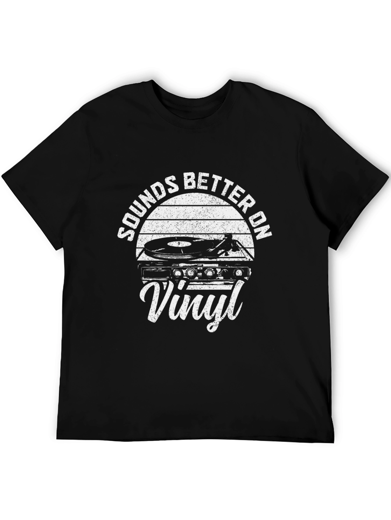 Sounds Better on Vinyl Record Player Graphic Tee