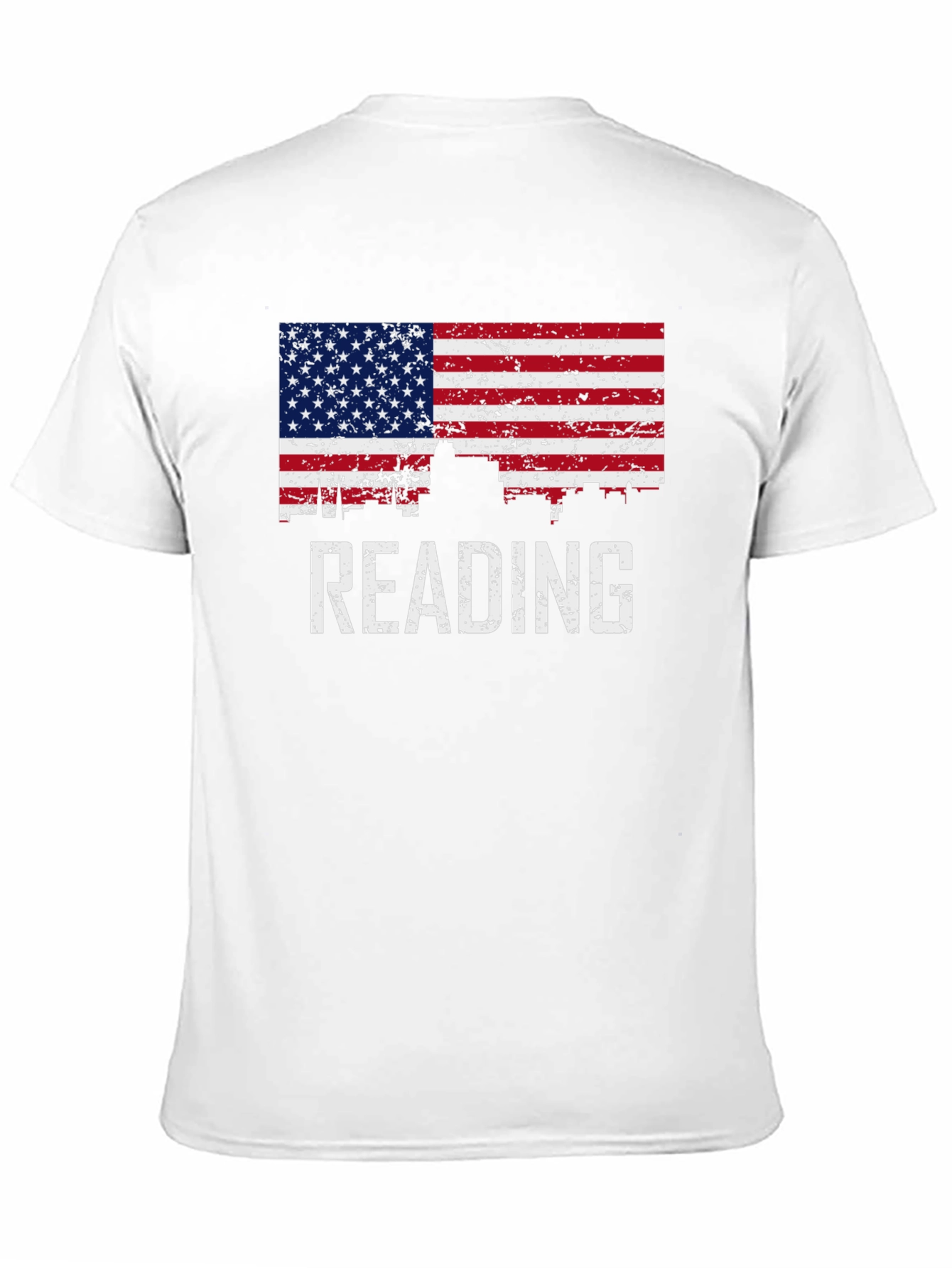 Reading American Flag Patriotic T-Shirt