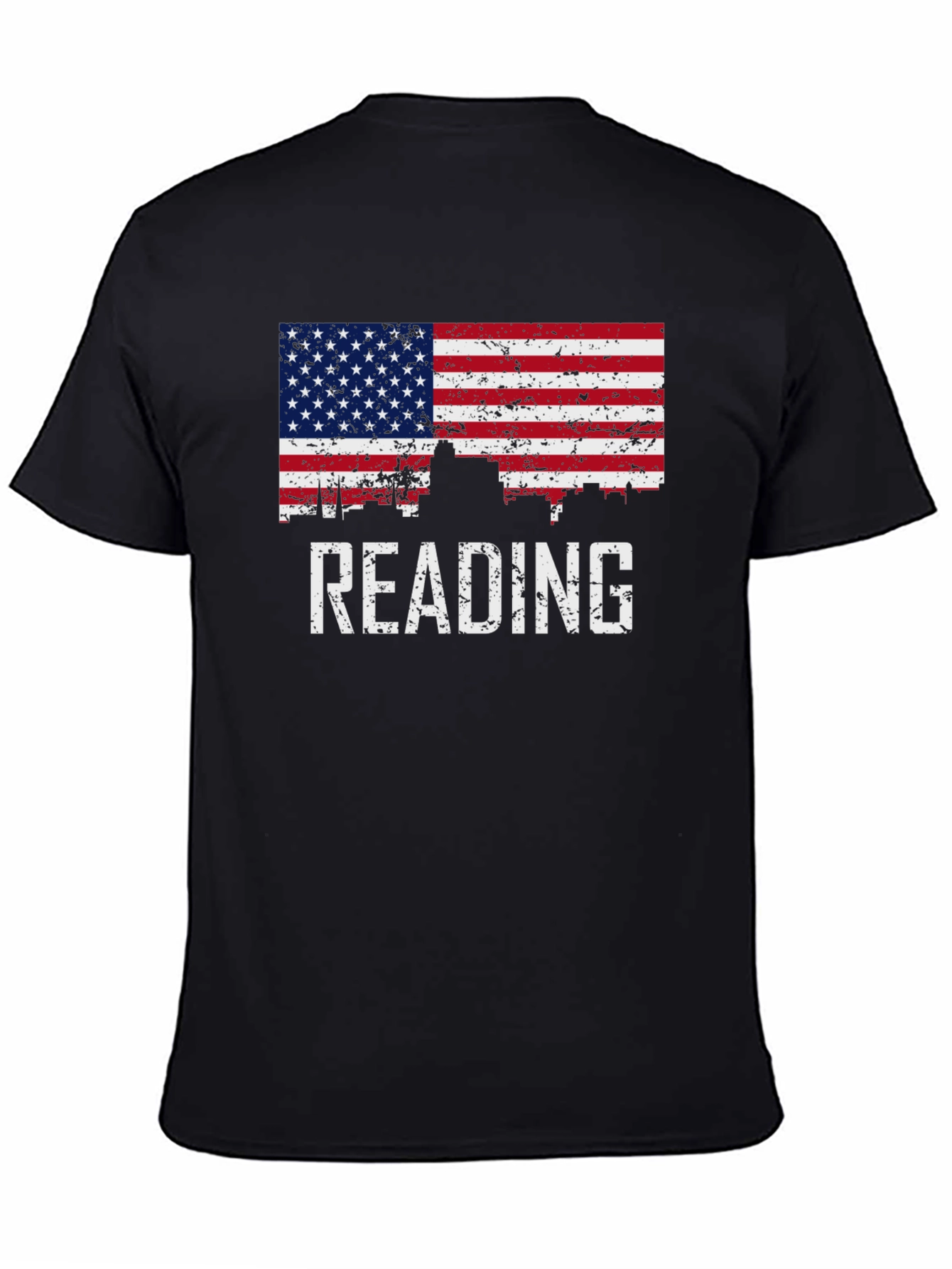 Reading American Flag Patriotic T-Shirt