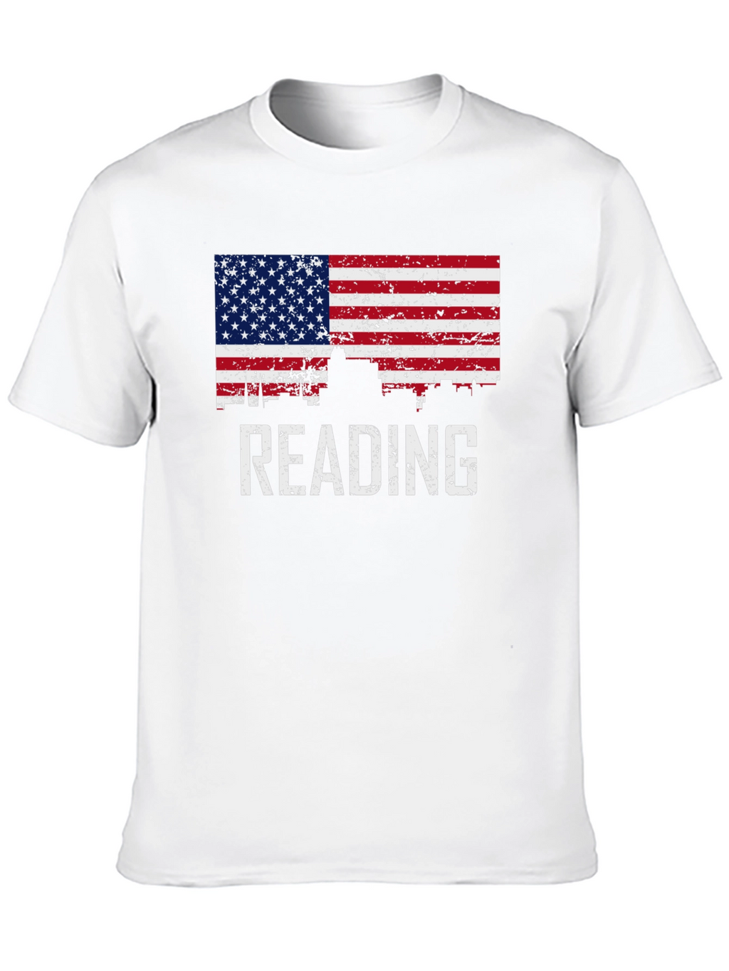 Reading American Flag Patriotic T-Shirt