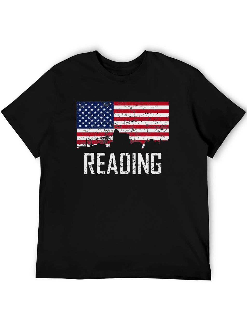 Reading American Flag Patriotic T-Shirt