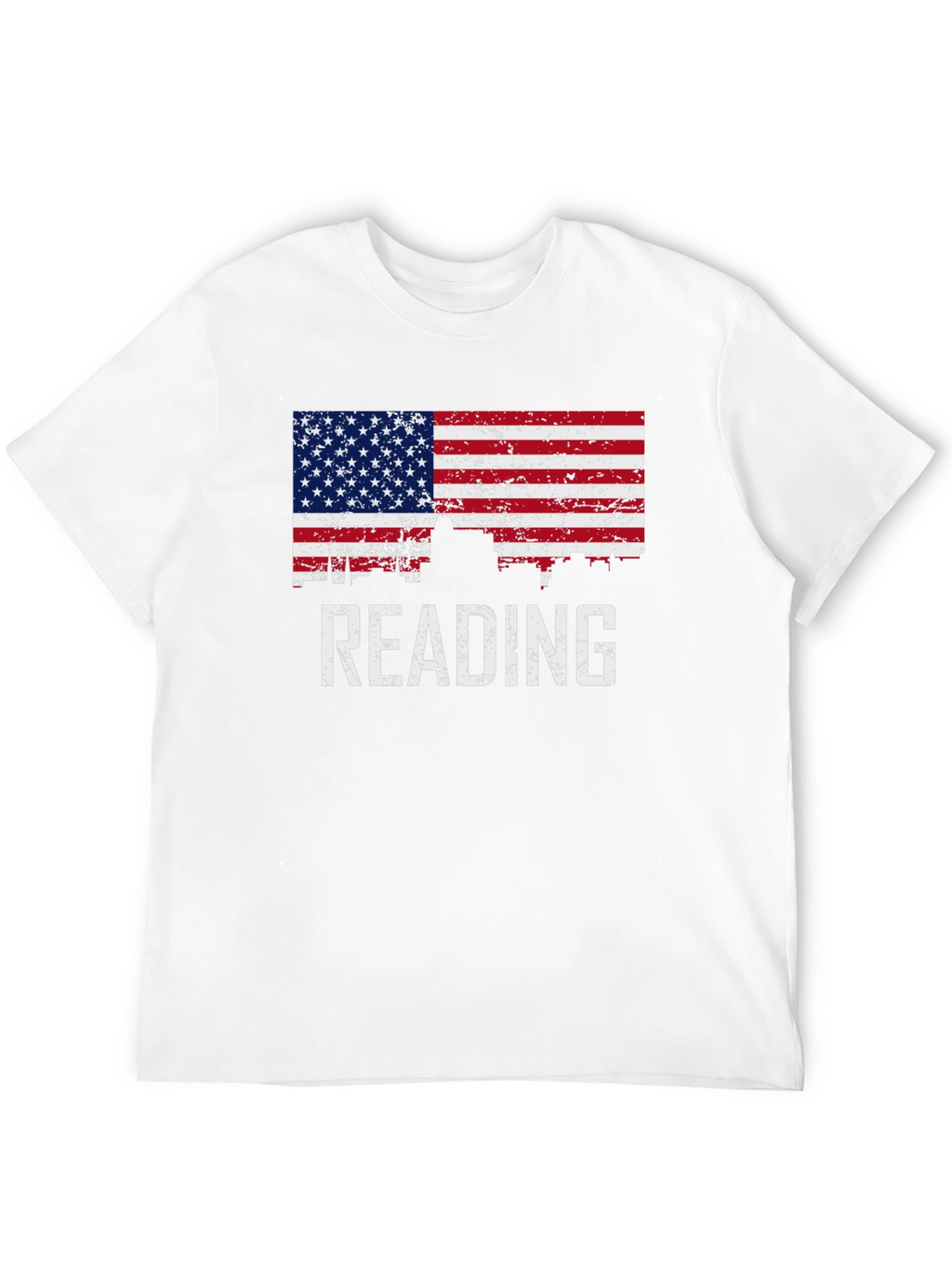 Reading American Flag Patriotic T-Shirt