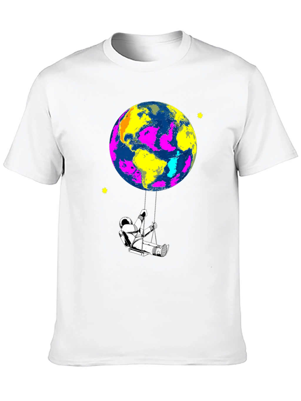Astronaut Swing Earth Graphic Tee
