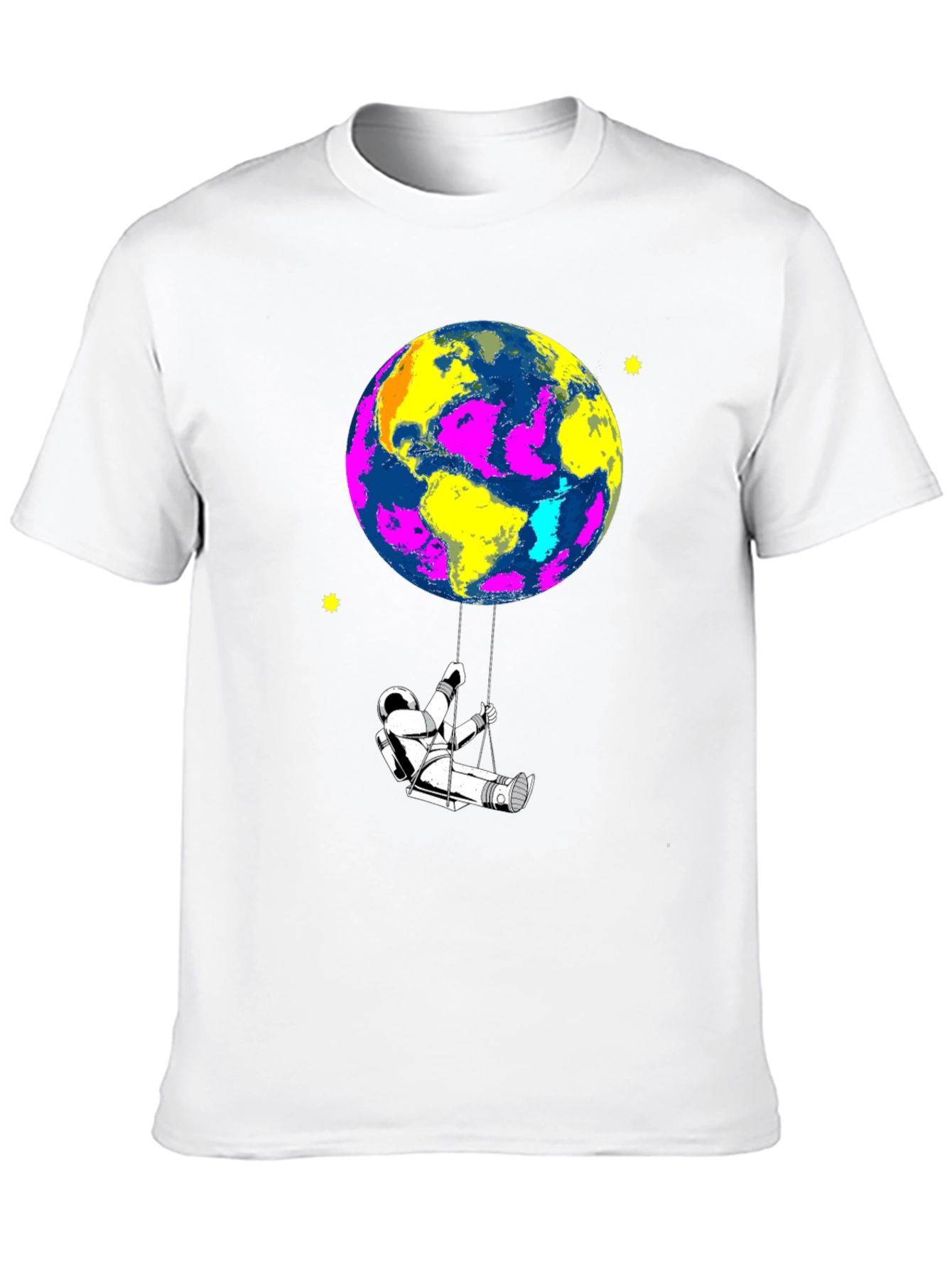 Astronaut Swing Earth Graphic Tee
