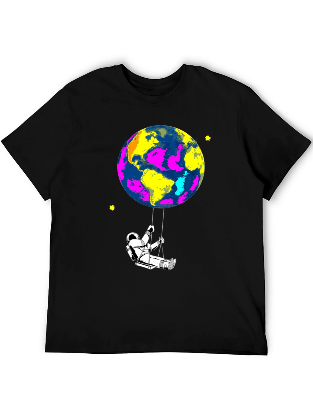 Astronaut Swing Earth Graphic Tee