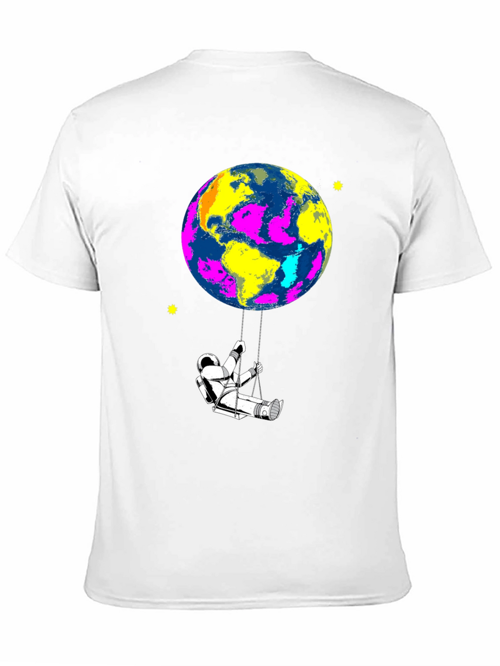 Astronaut Swing Earth Graphic Tee