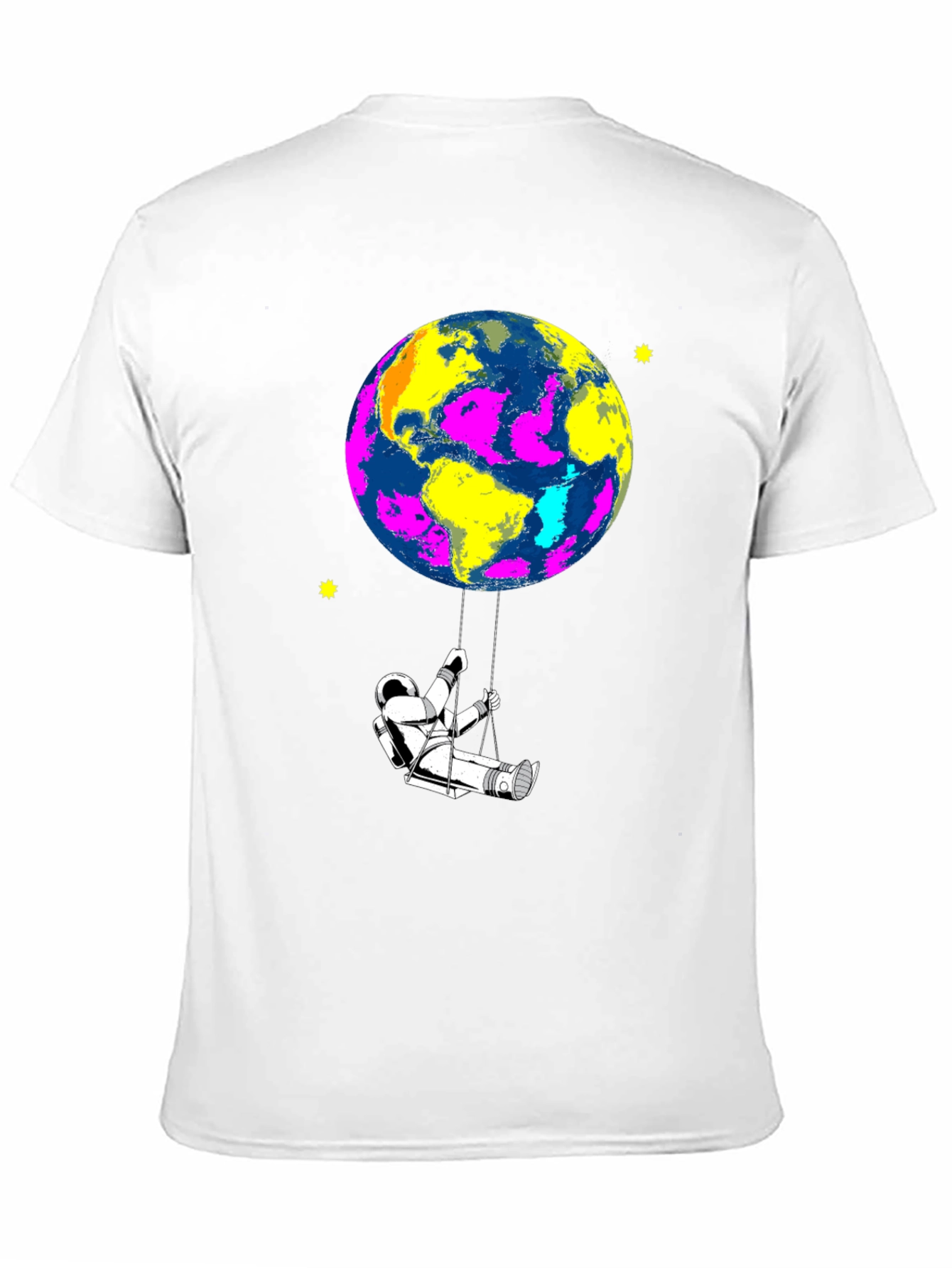 Astronaut Swing Earth Graphic Tee