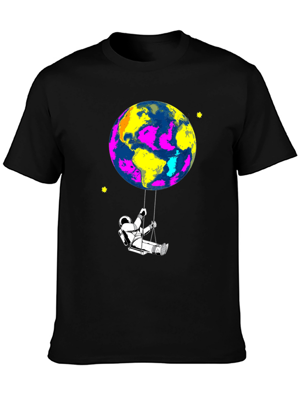 Astronaut Swing Earth Graphic Tee