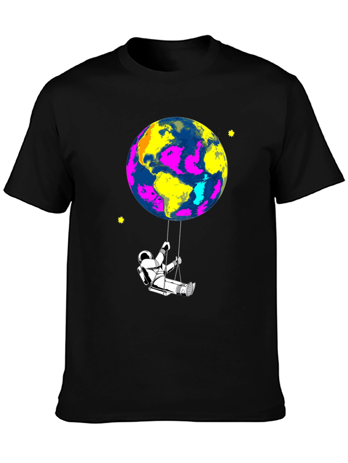 Astronaut Swing Earth Graphic Tee
