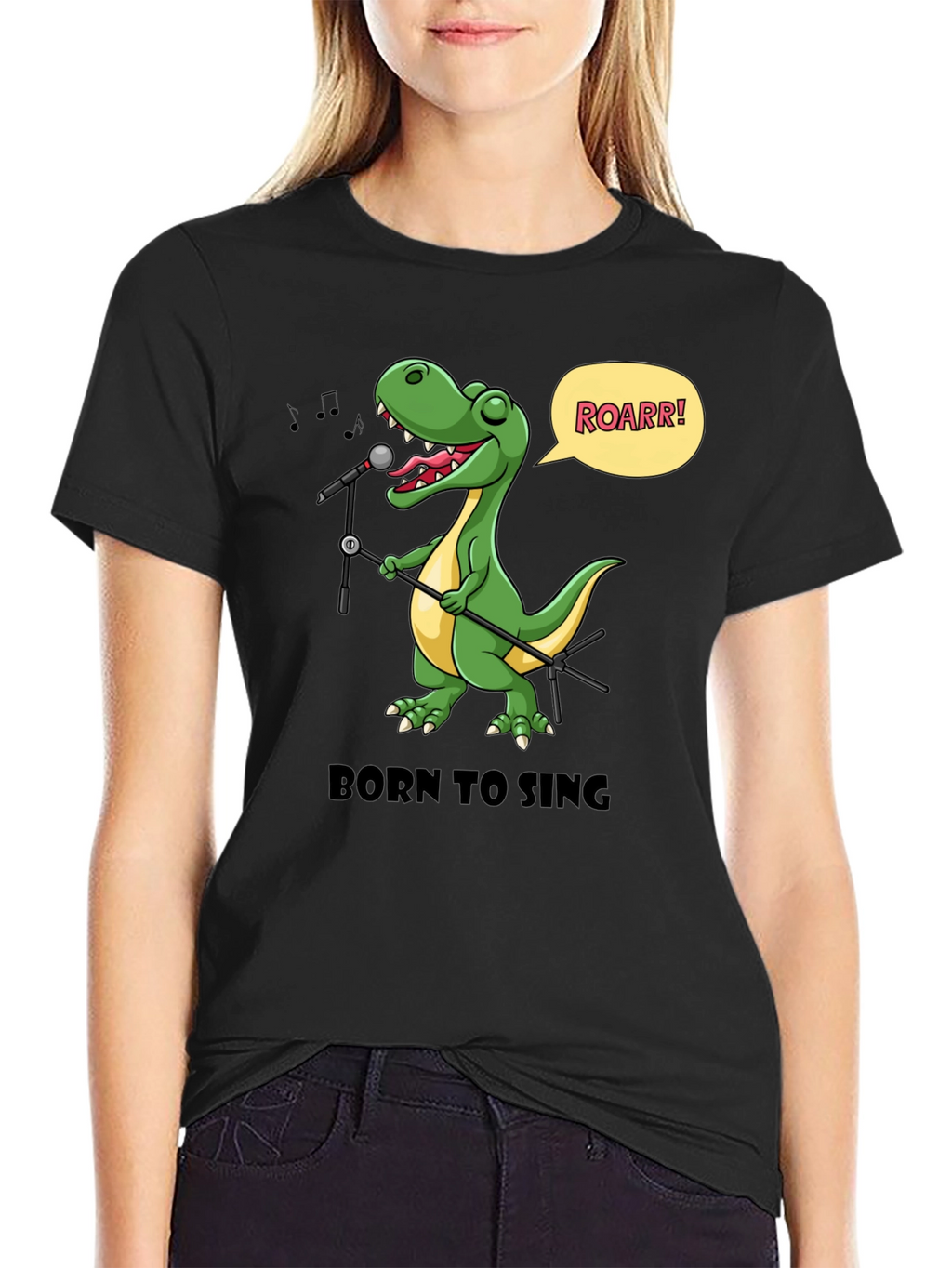 Born to Sing Dinosaur T-Shirt