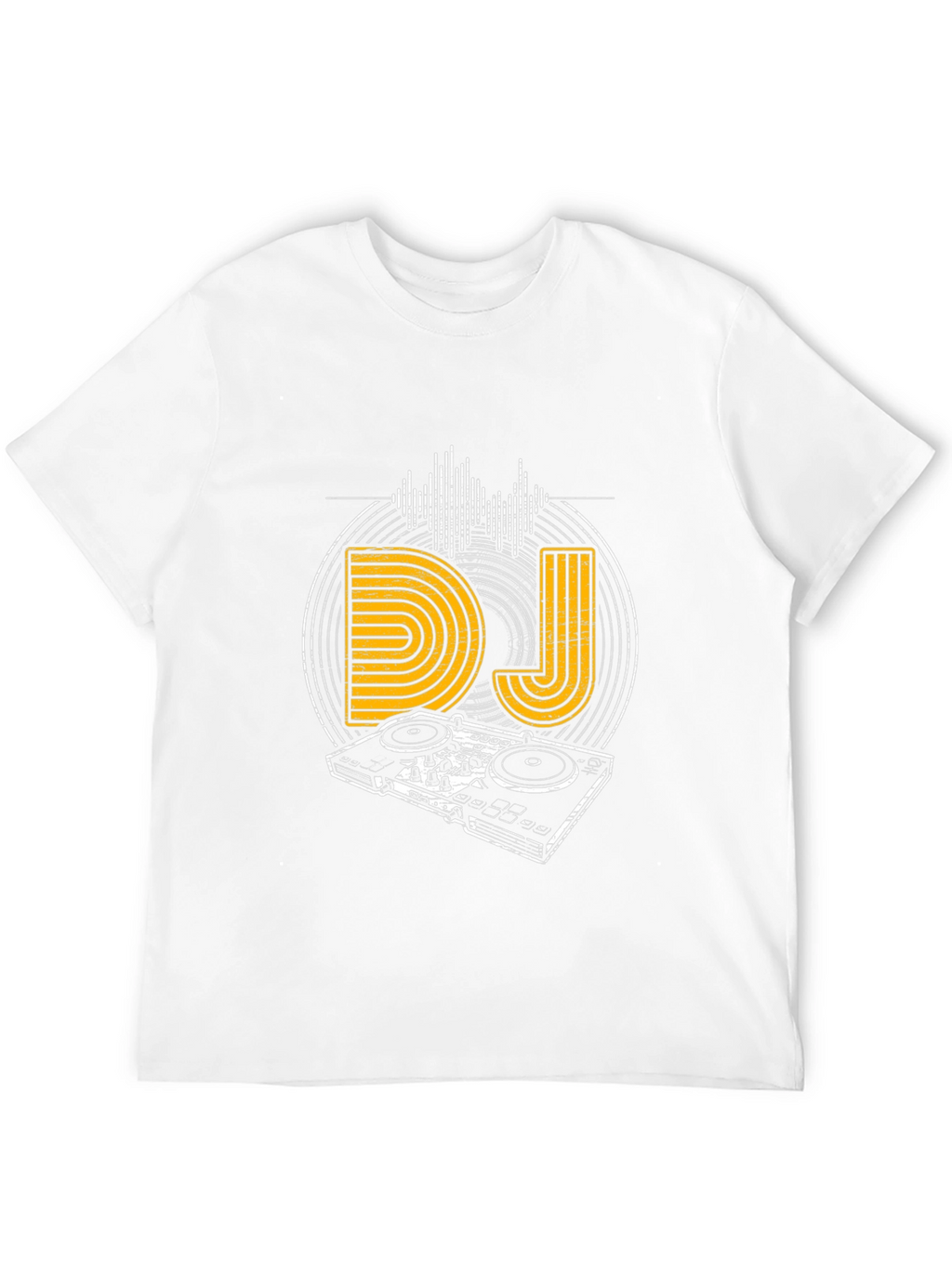 DJ Graphic Tee - Music Lovers Black T-Shirt