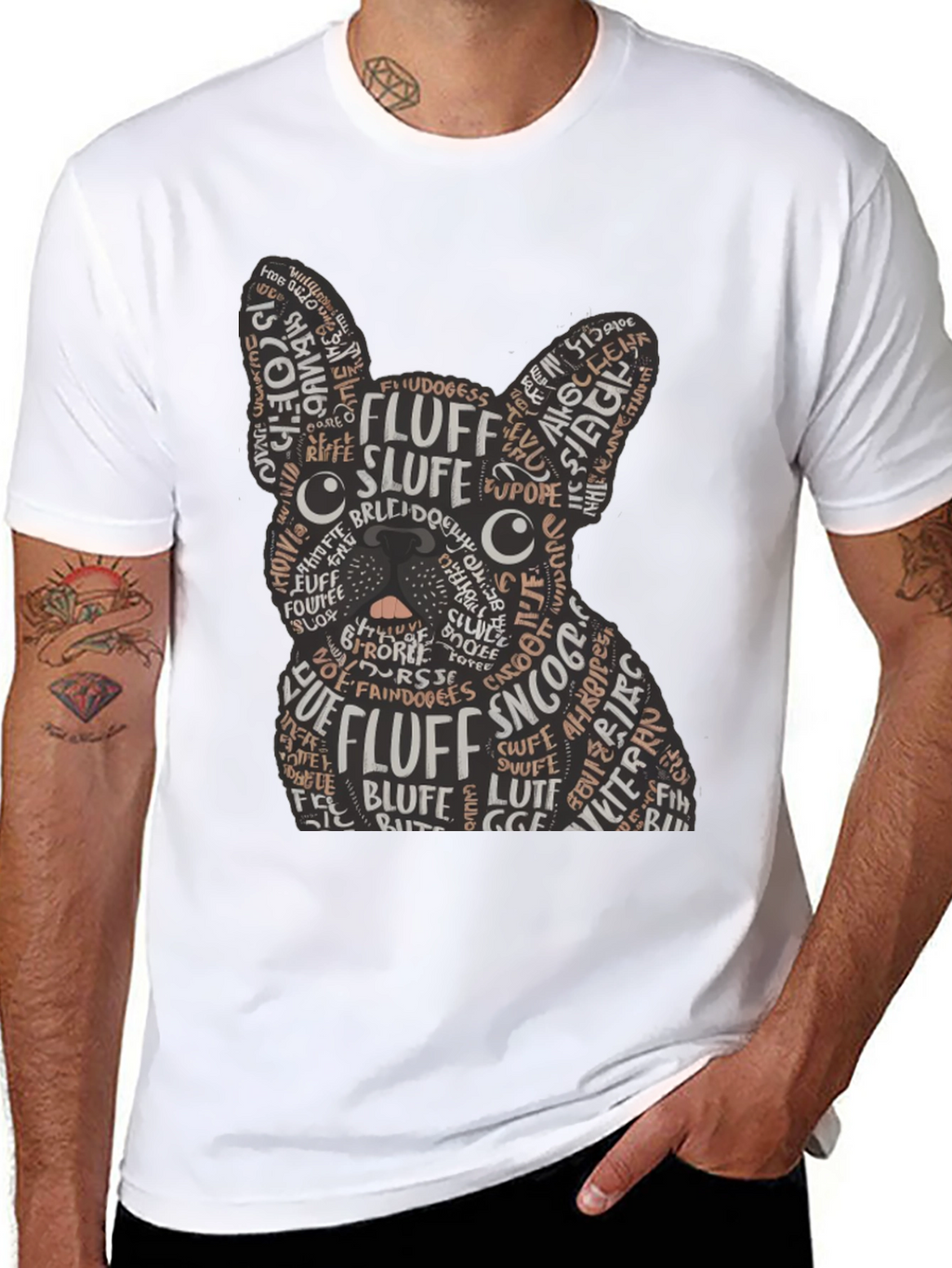 Dog Breed Typography T-Shirt