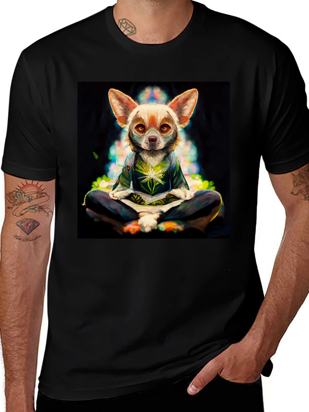 Meditating Dog T-Shirt