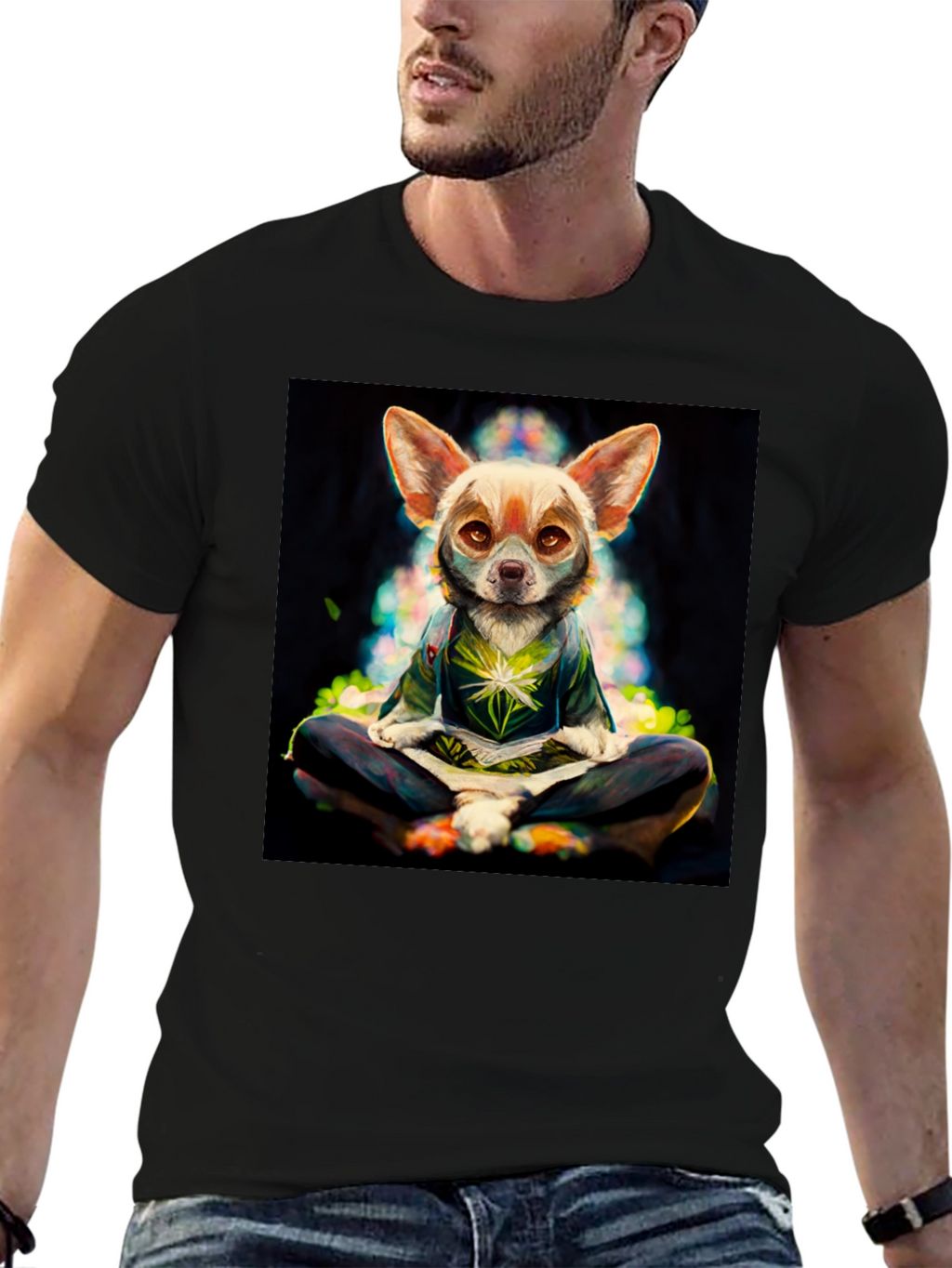 Meditating Dog T-Shirt