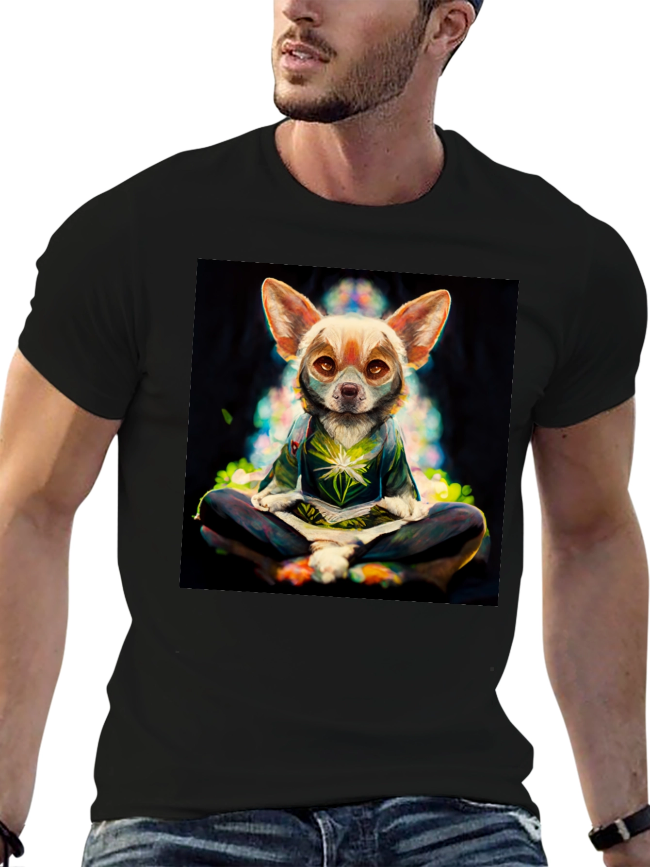 Meditating Dog T-Shirt