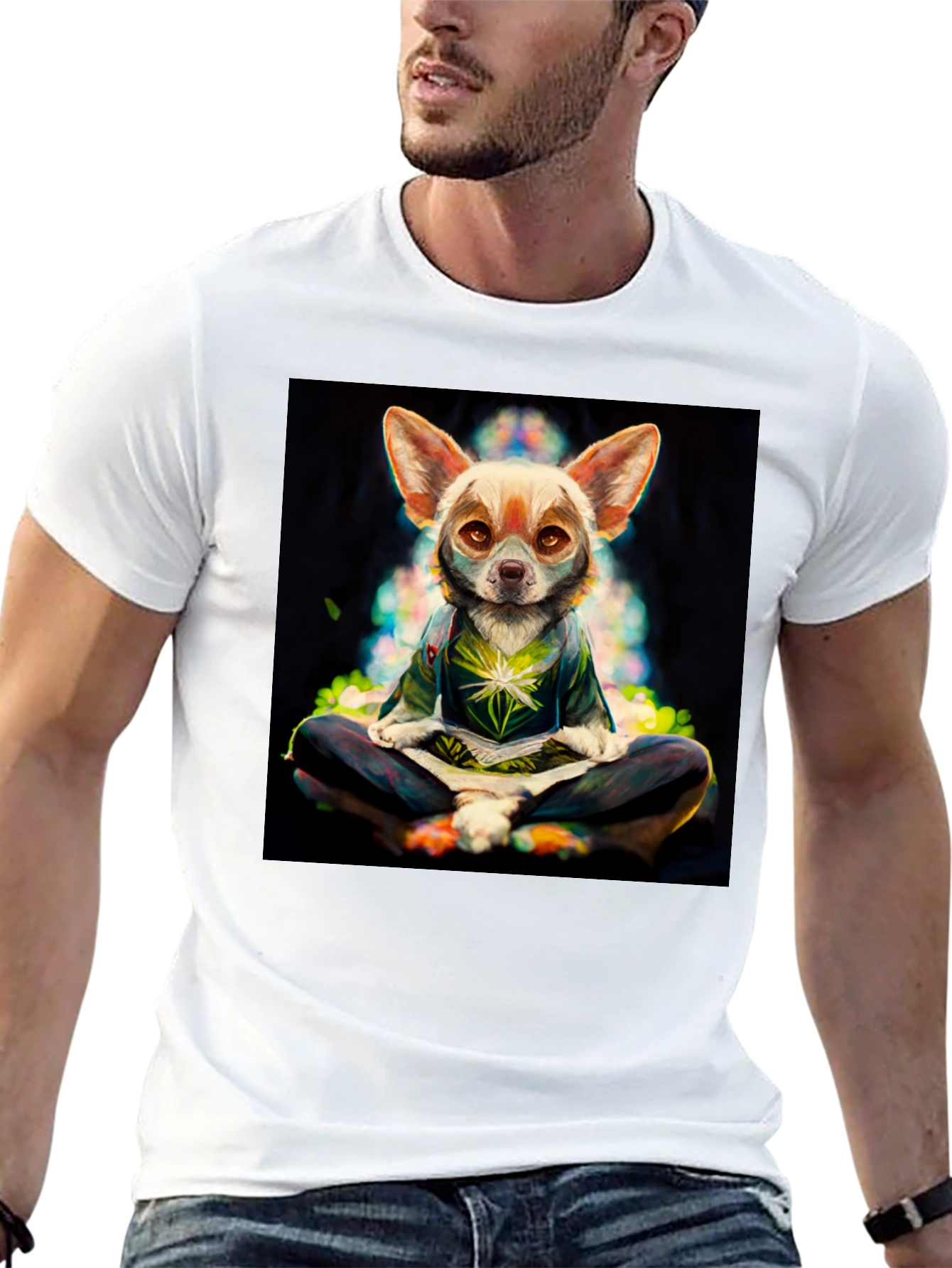 Meditating Dog T-Shirt