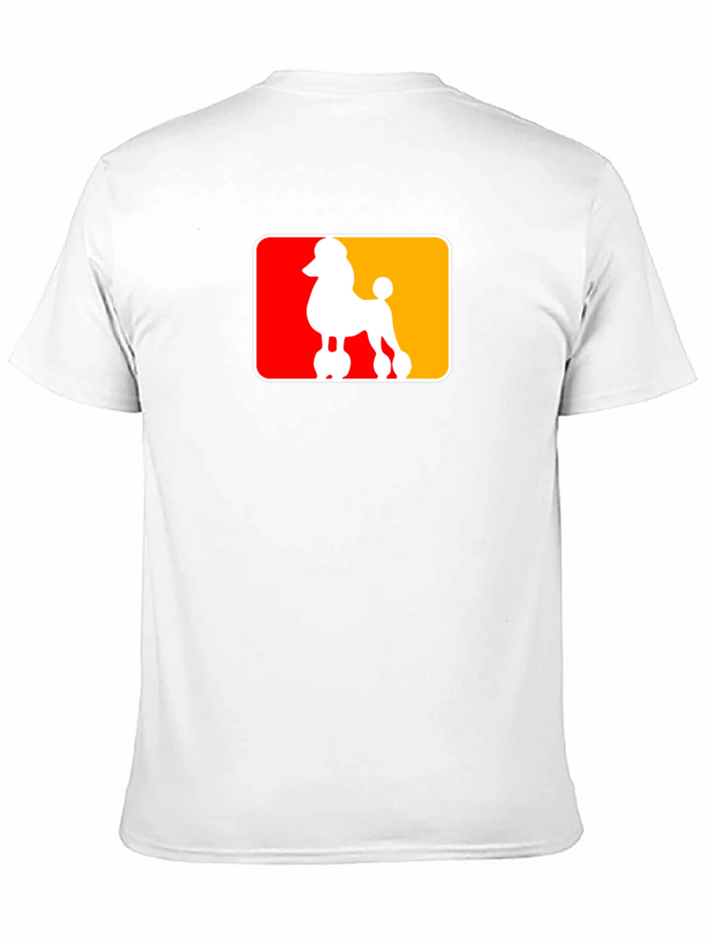 Poodle Silhouette Graphic Tee - Black
