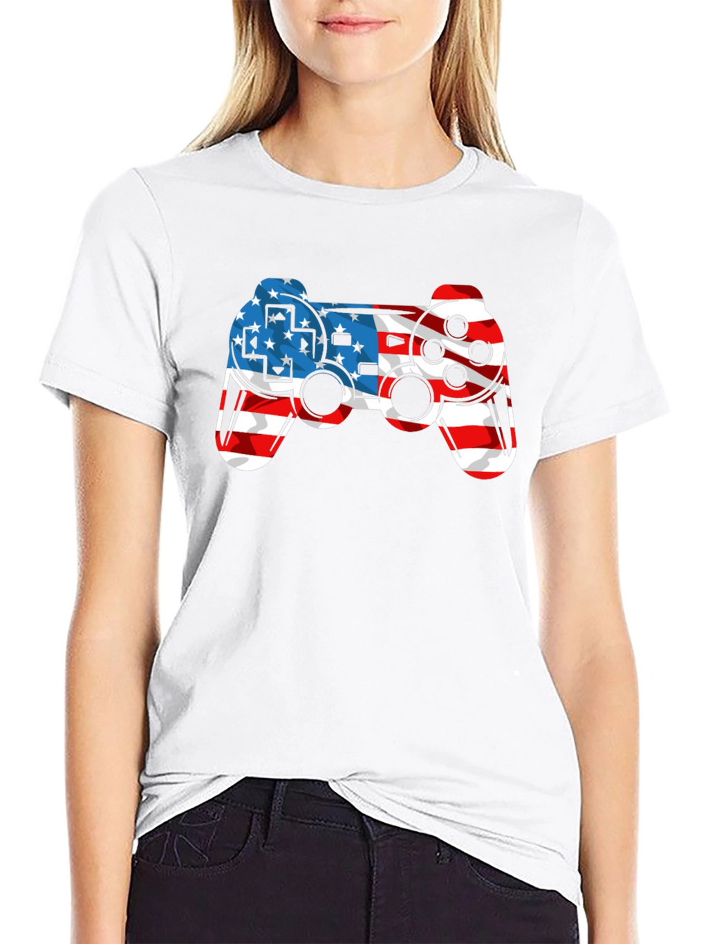American Flag Gaming T-Shirt