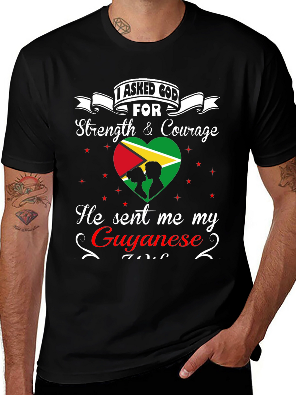 Guyanese Pride T-Shirt - I Asked God