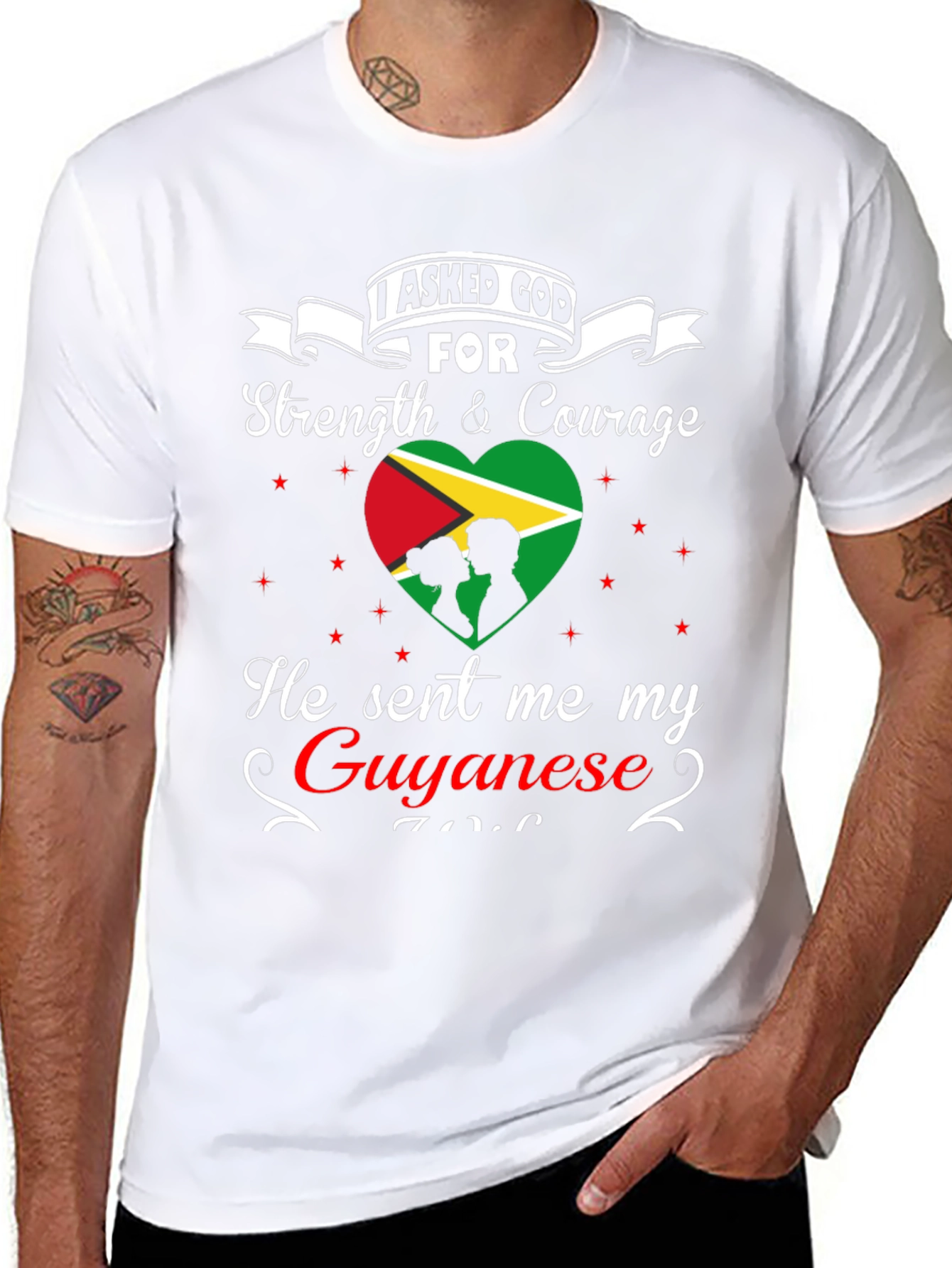 Guyanese Pride T-Shirt - I Asked God