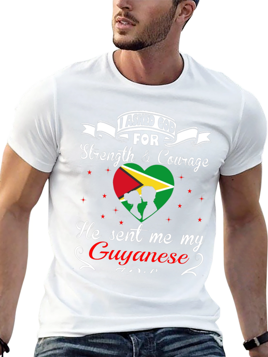 Guyanese Pride T-Shirt - I Asked God