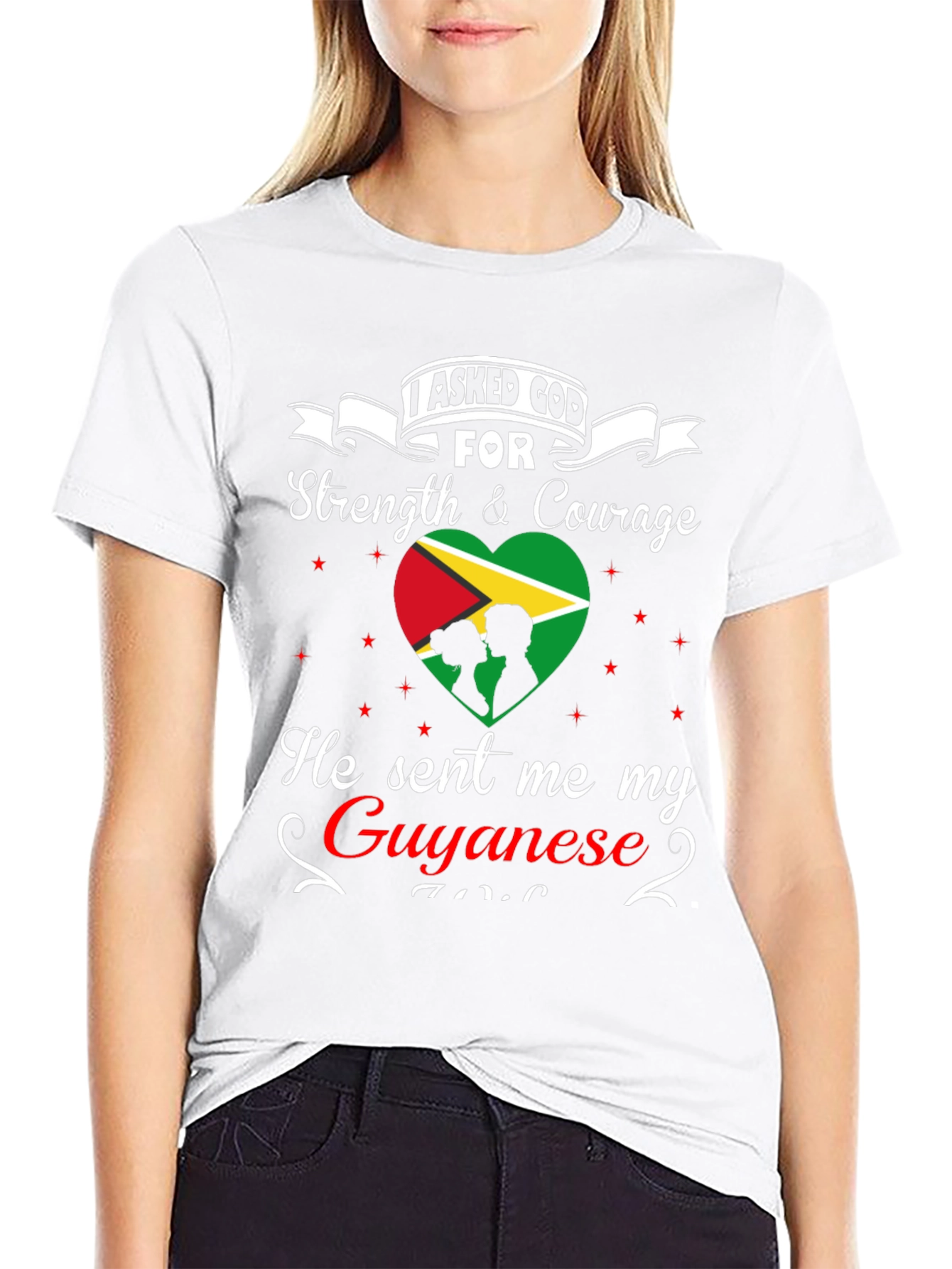 Guyanese Pride T-Shirt - I Asked God